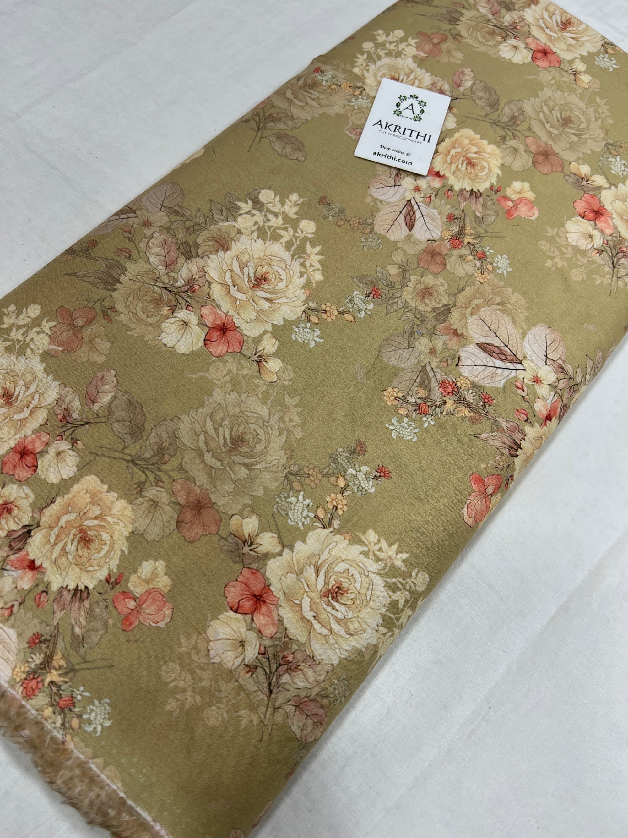 Digital Printed pure cotton fabric