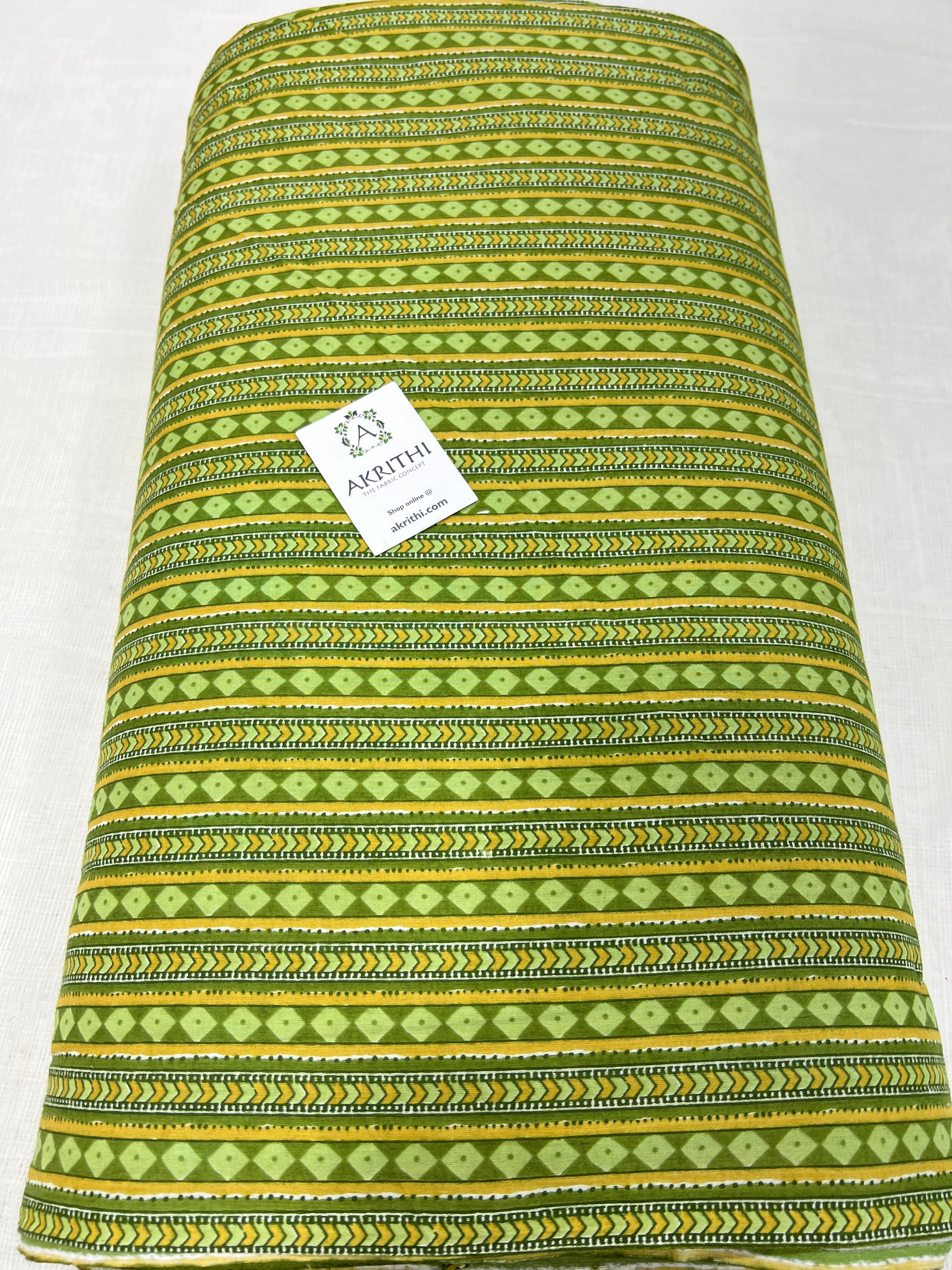 Printed pure cotton fabric