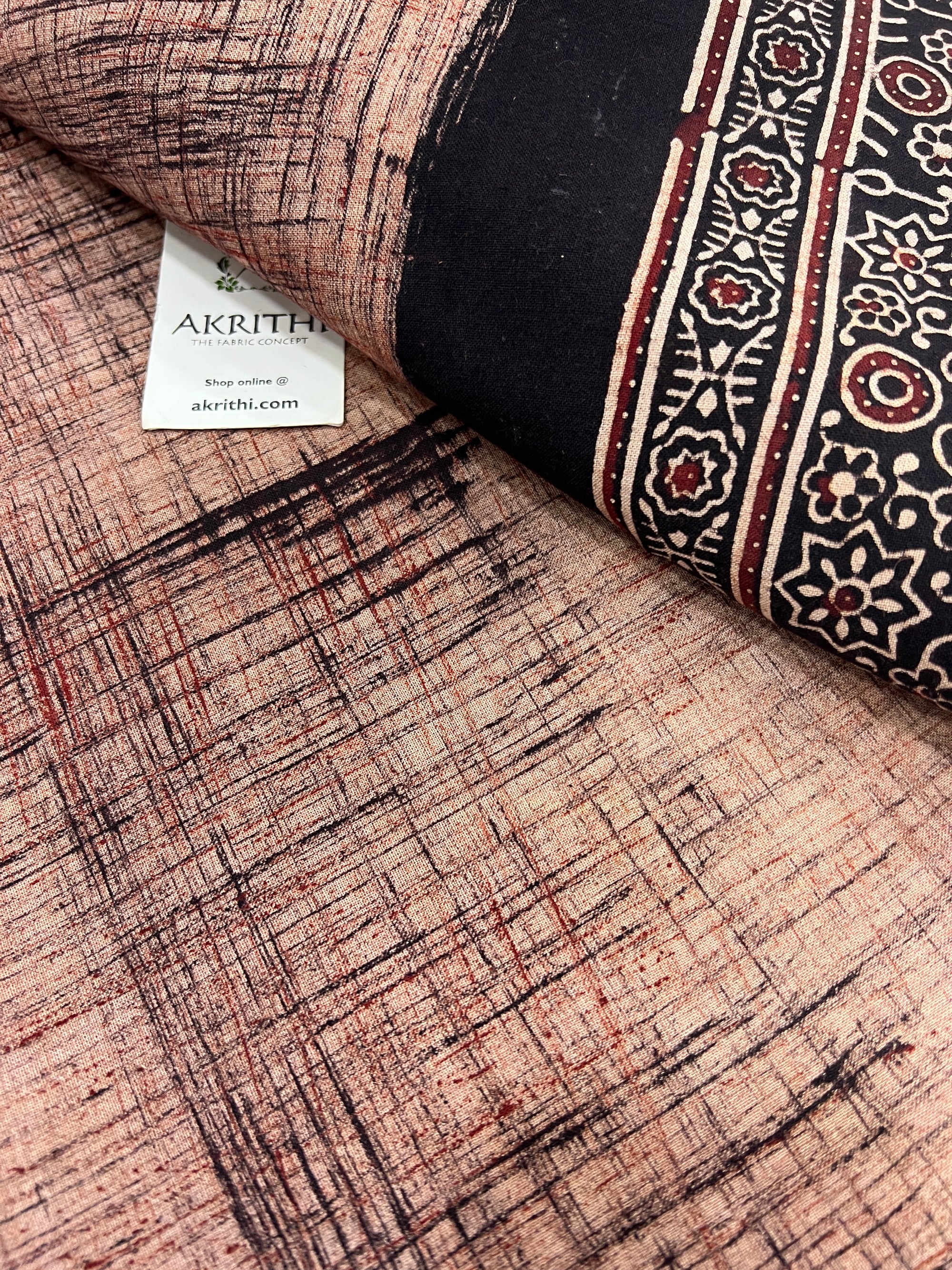Printed pure cotton fabric