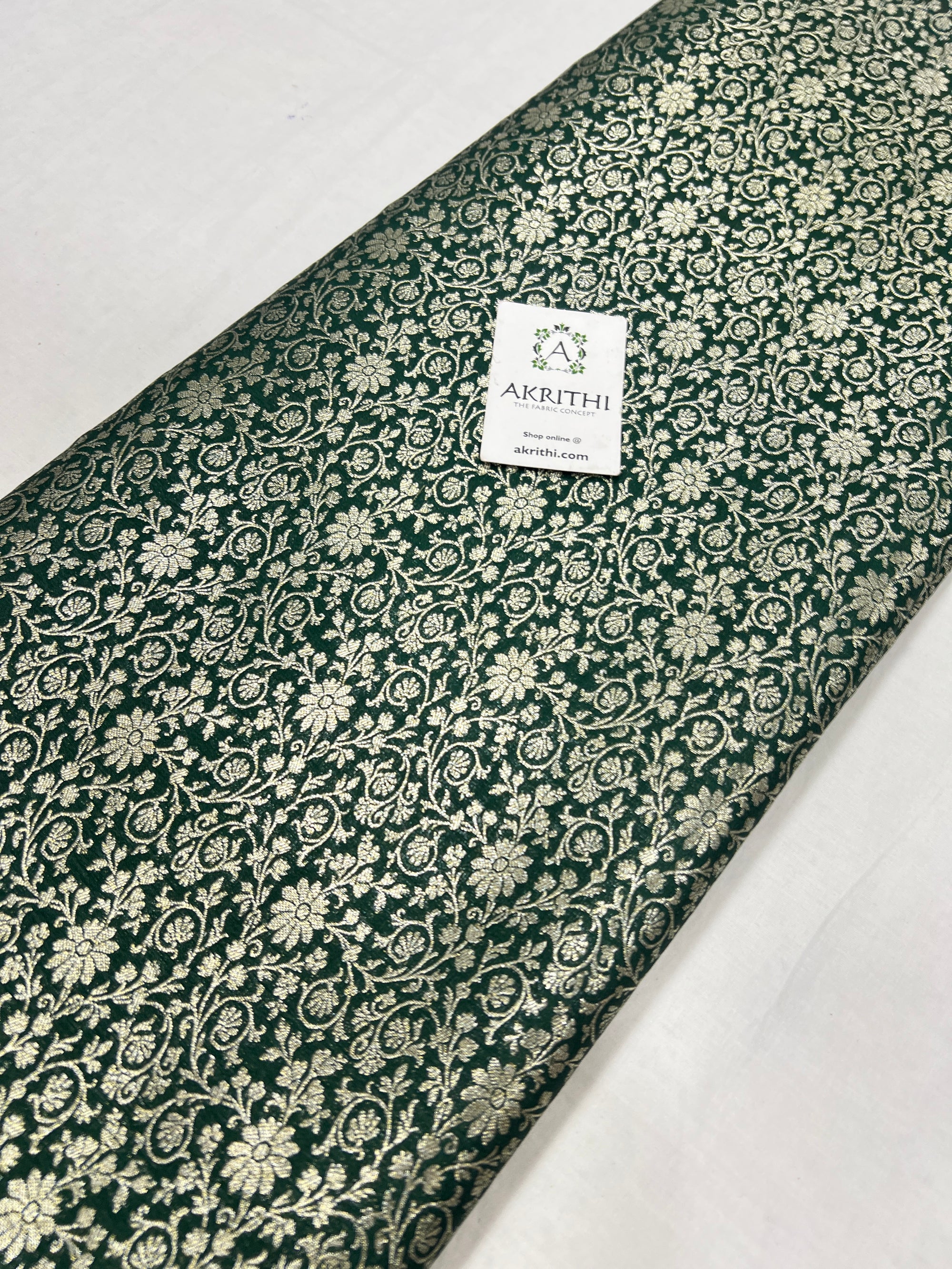 Pure Banarasi brocade fabric