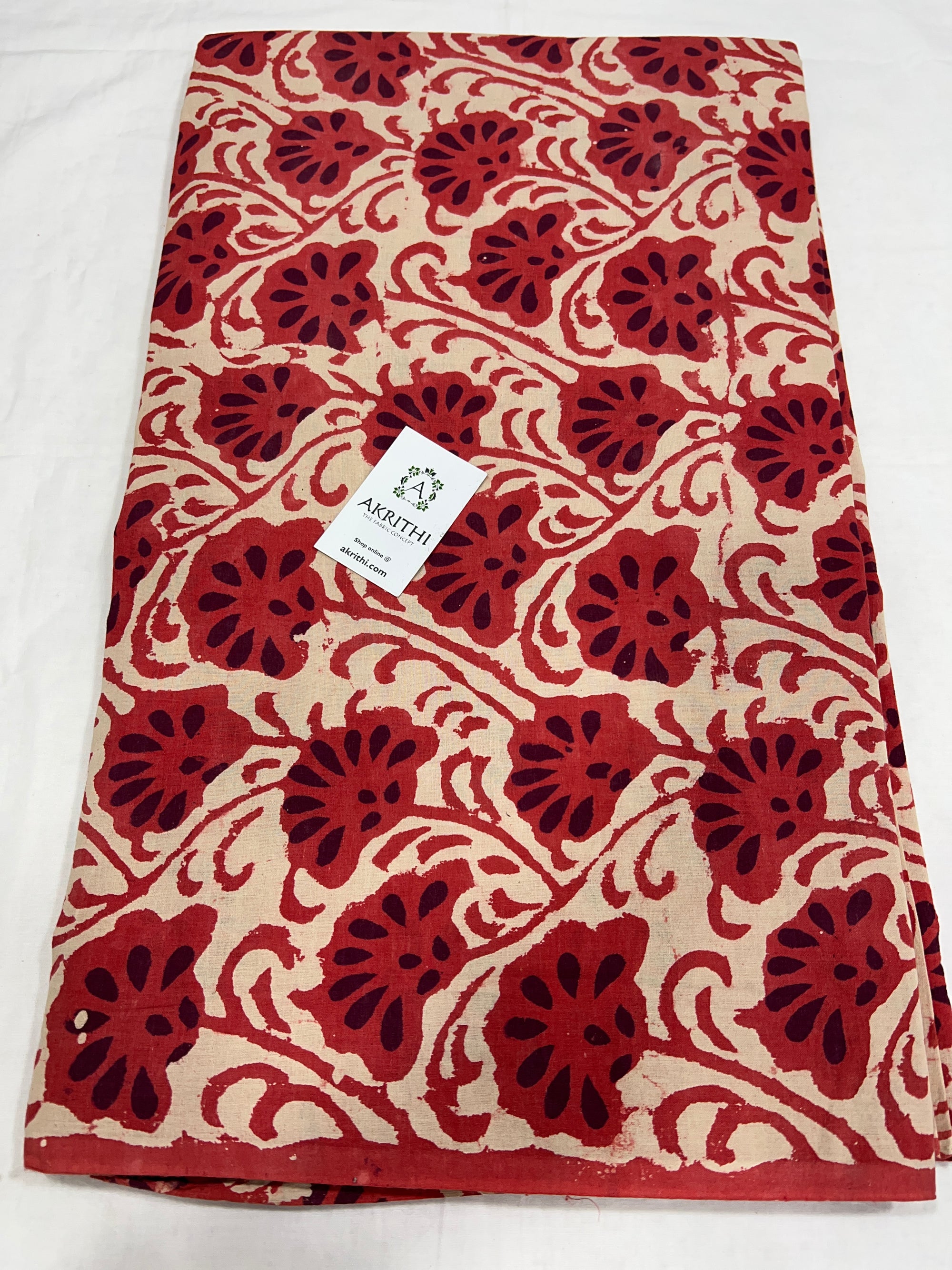 Dabu Printed pure cotton fabric