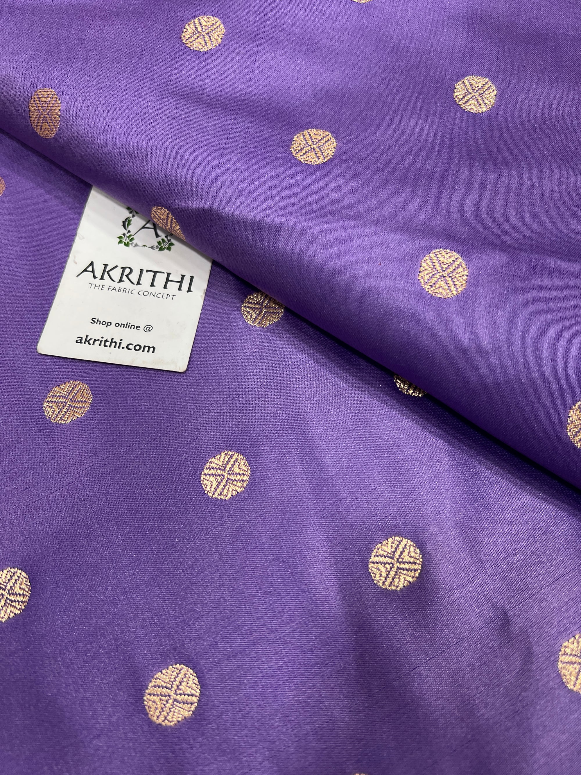 Pure Banarasi brocade butti fabric