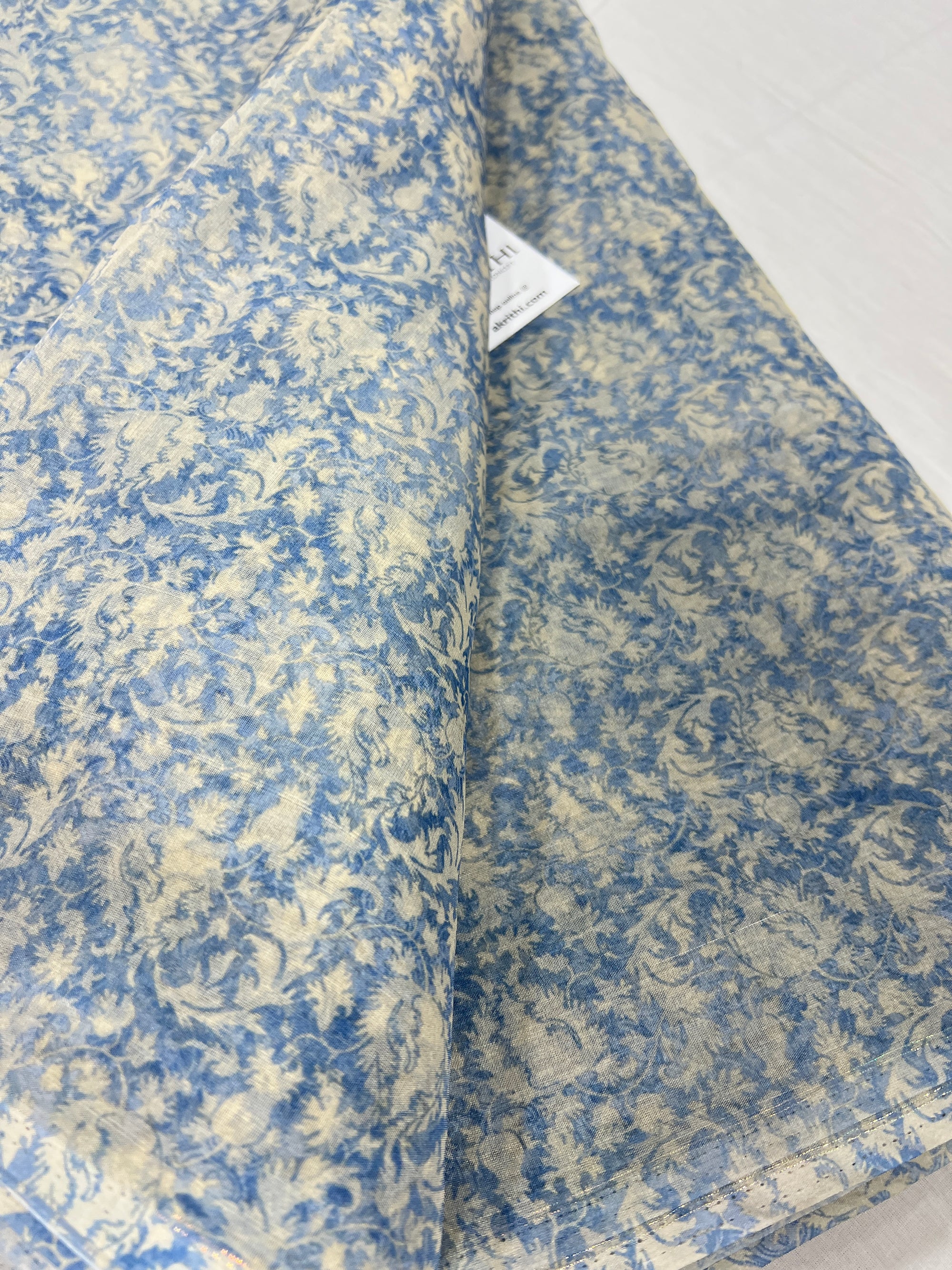 Printed organza fabric