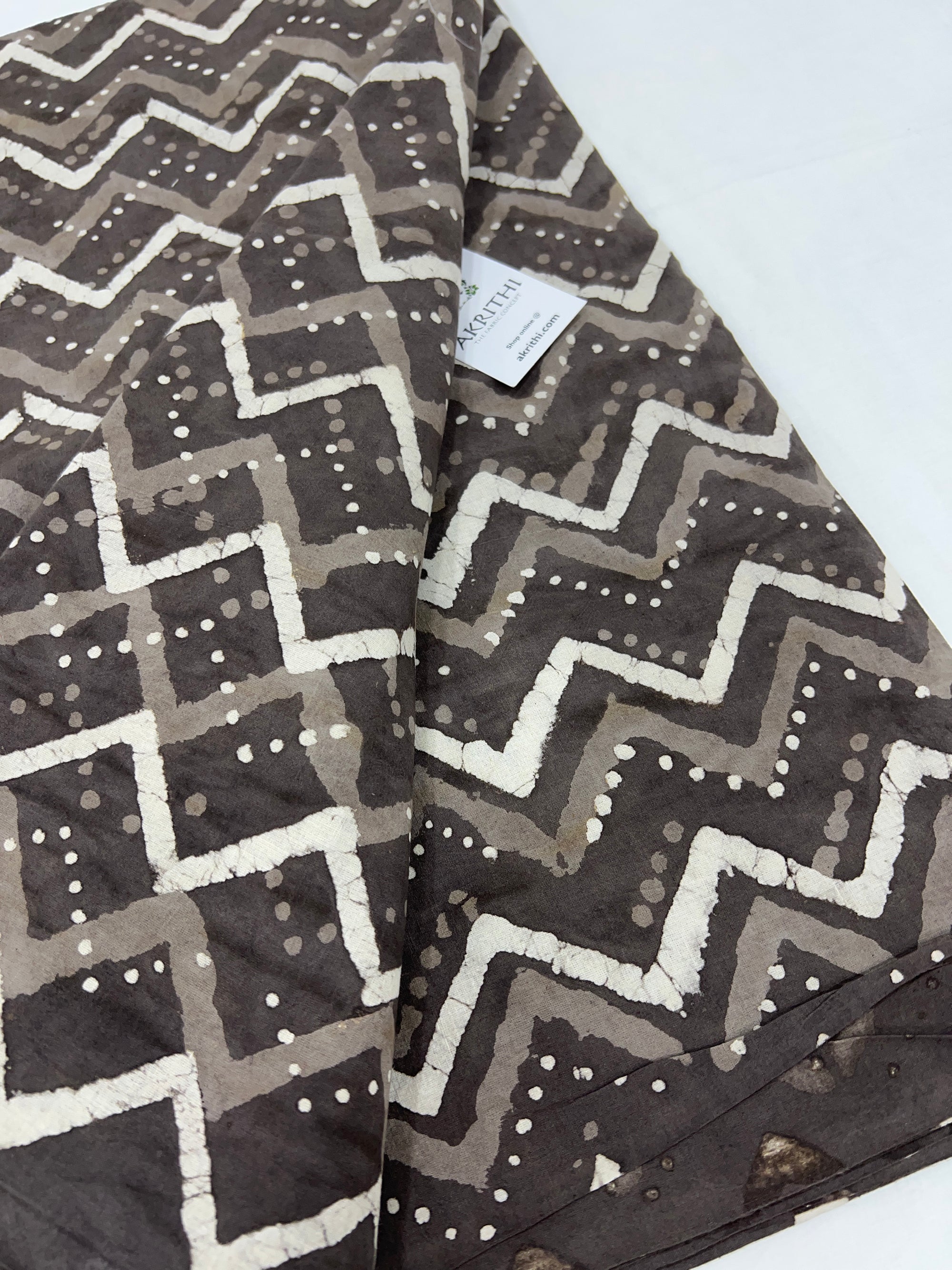 Dabu printed pure cotton fabric