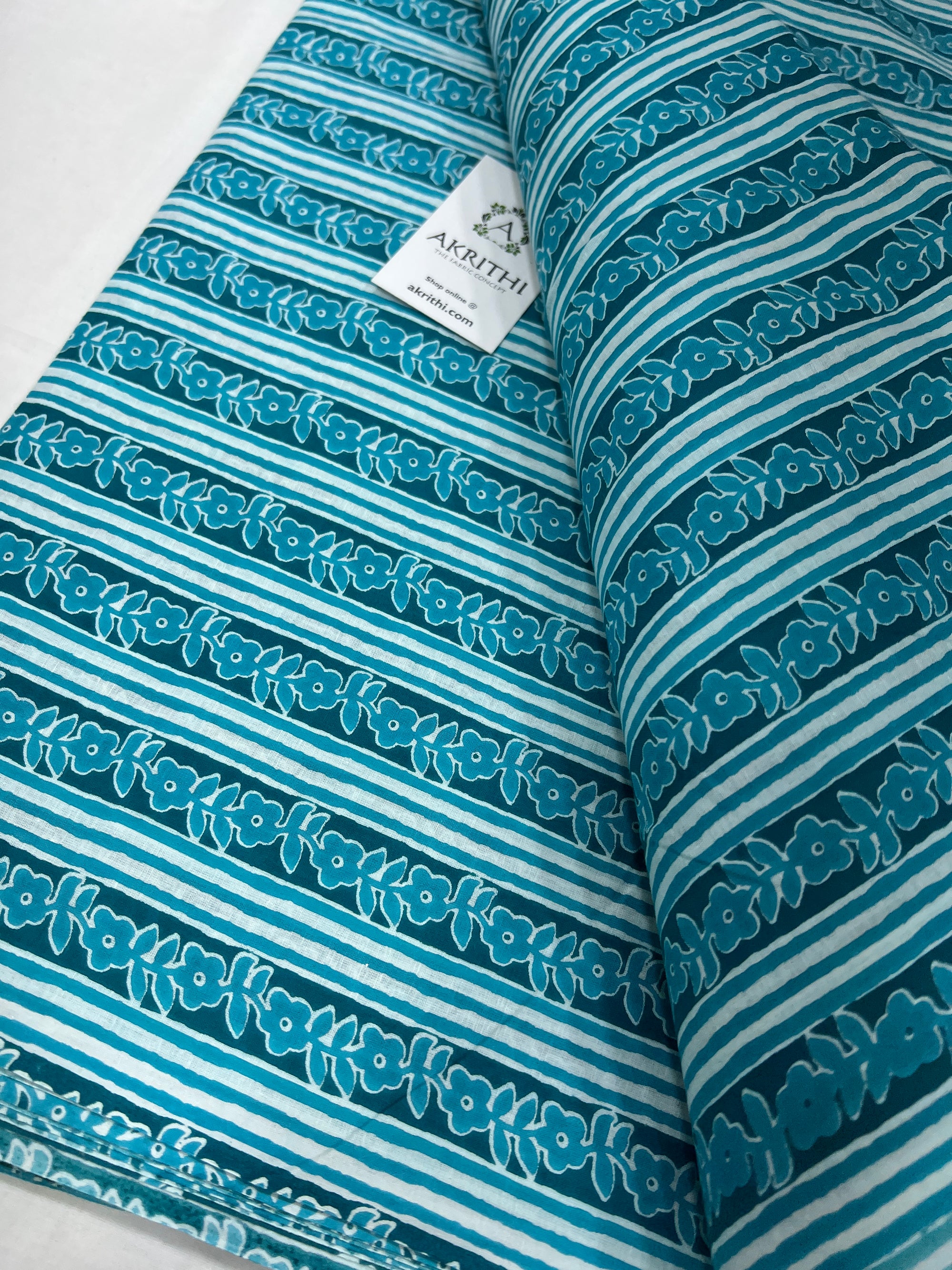 Printed pure cotton fabric