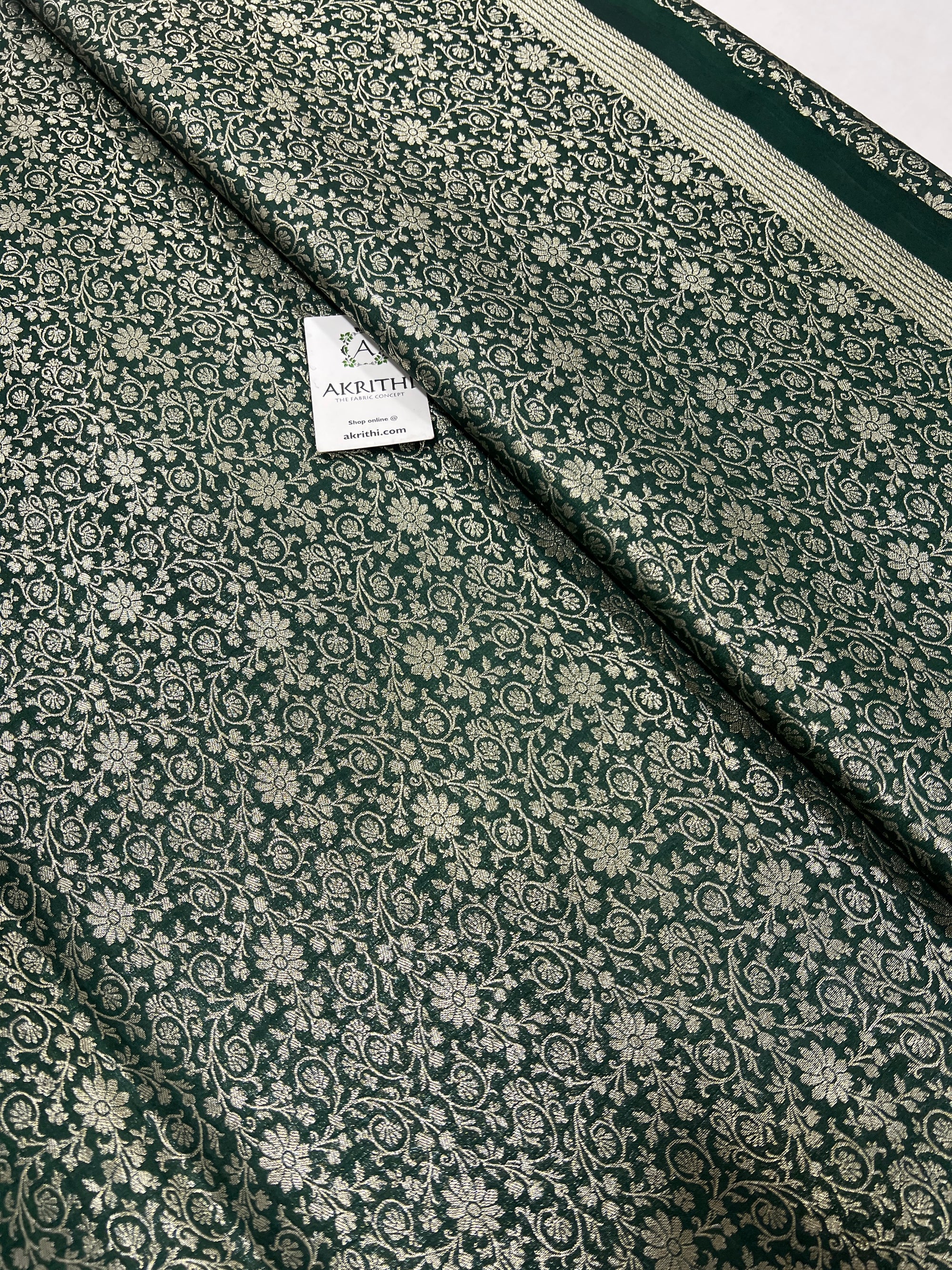 Pure Banarasi brocade fabric