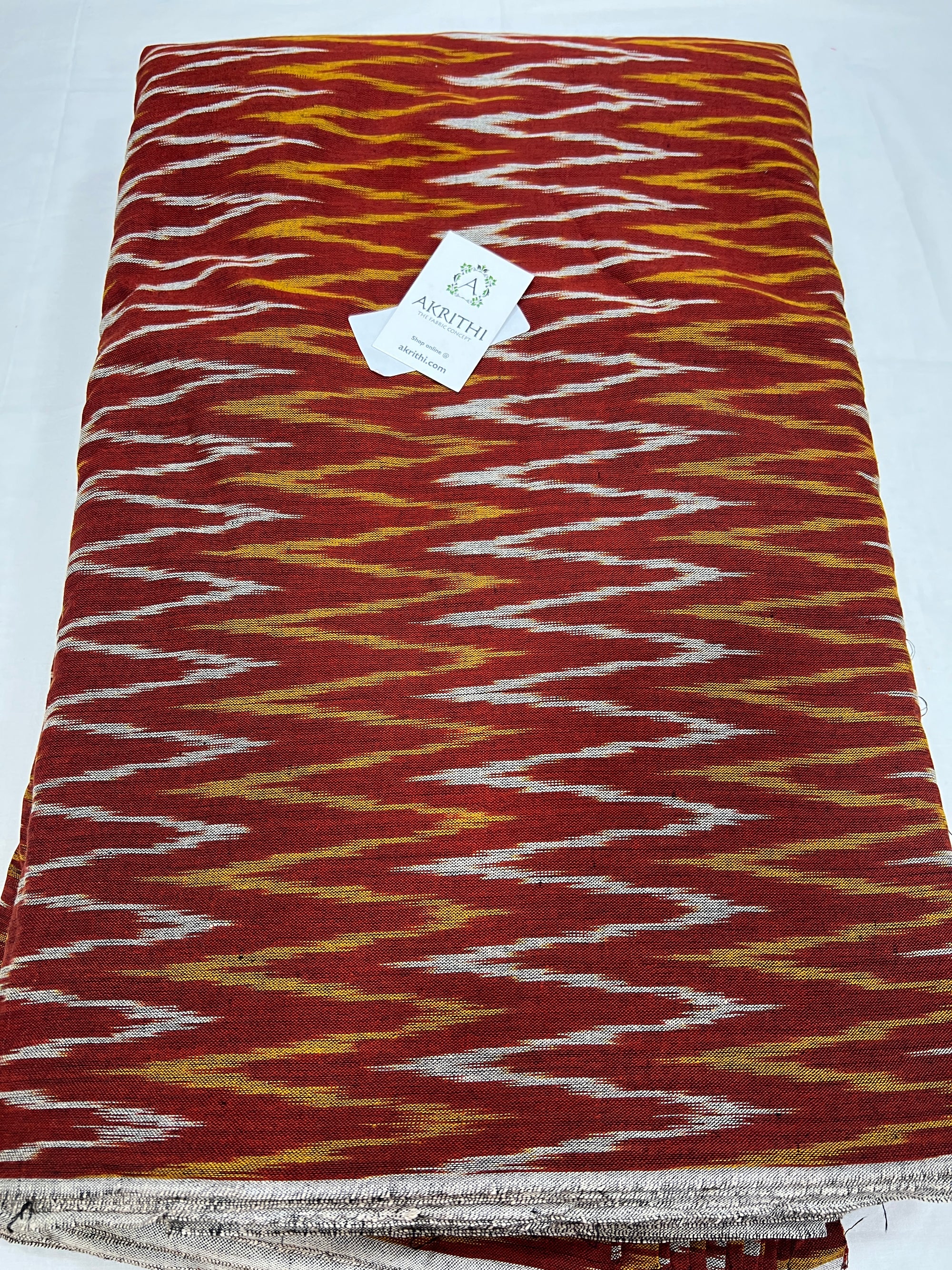 Handloom Ikat pure cotton fabric