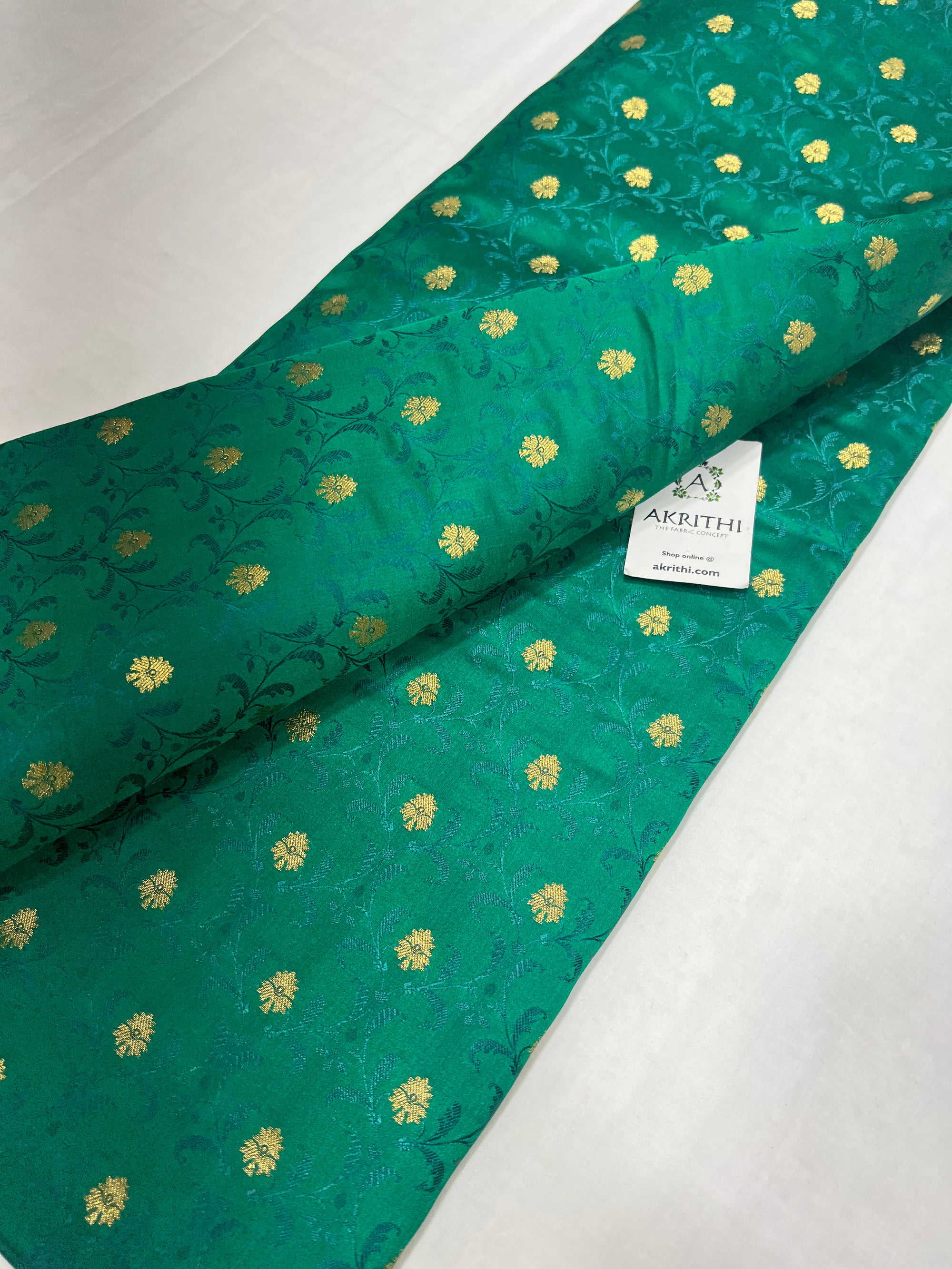 Pure Banarasi brocade fabric 1.6 METERS CUT