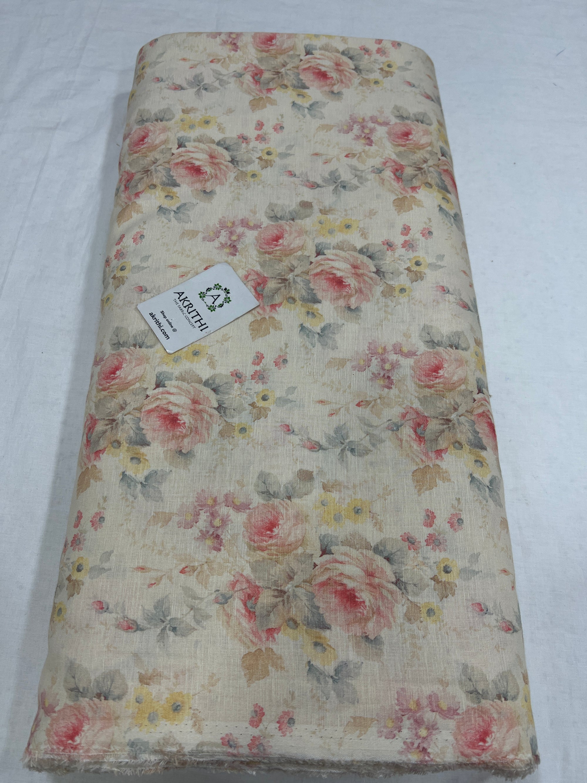 Digital Printed pure linen fabric