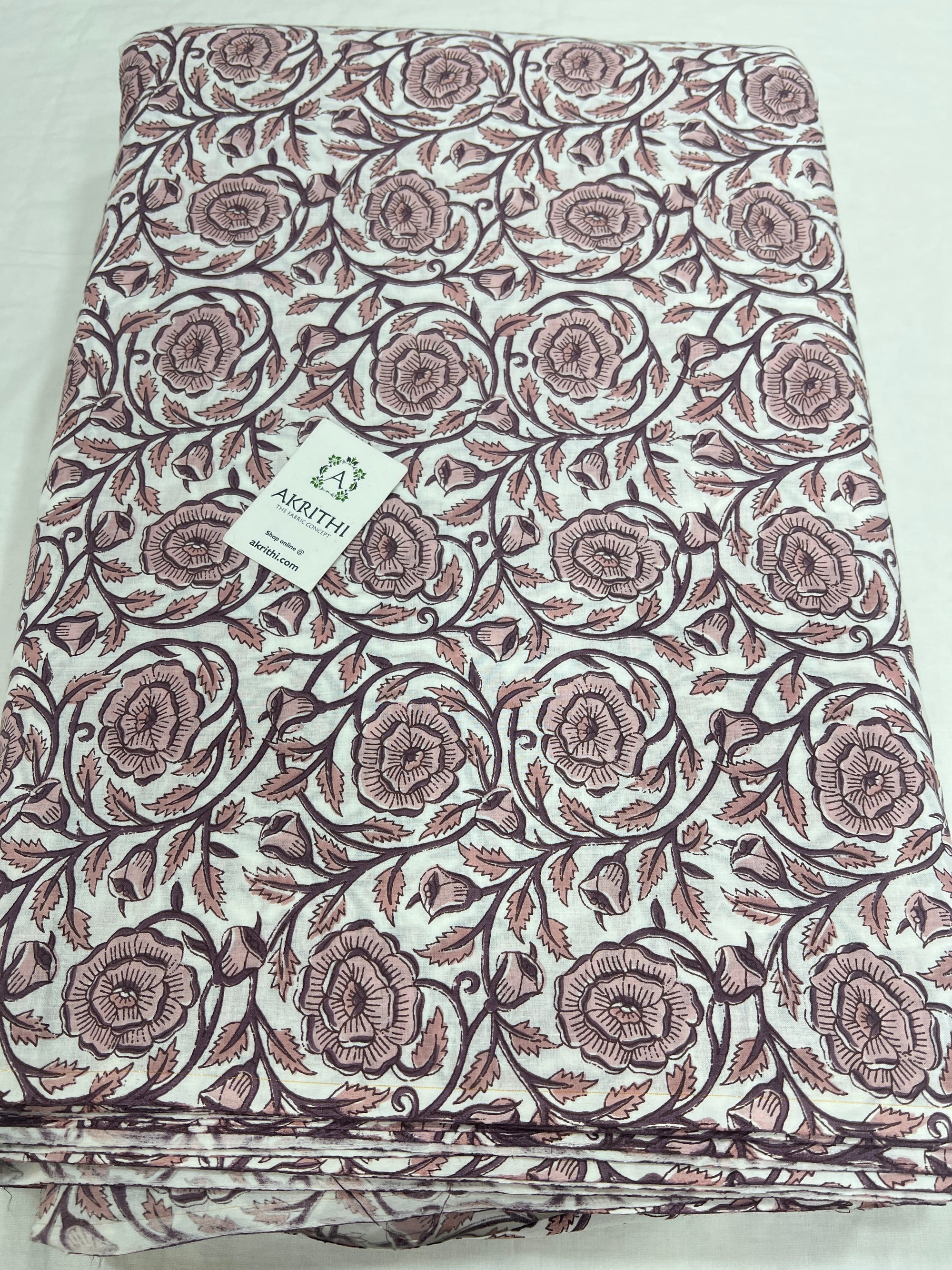 Printed pure cotton fabric