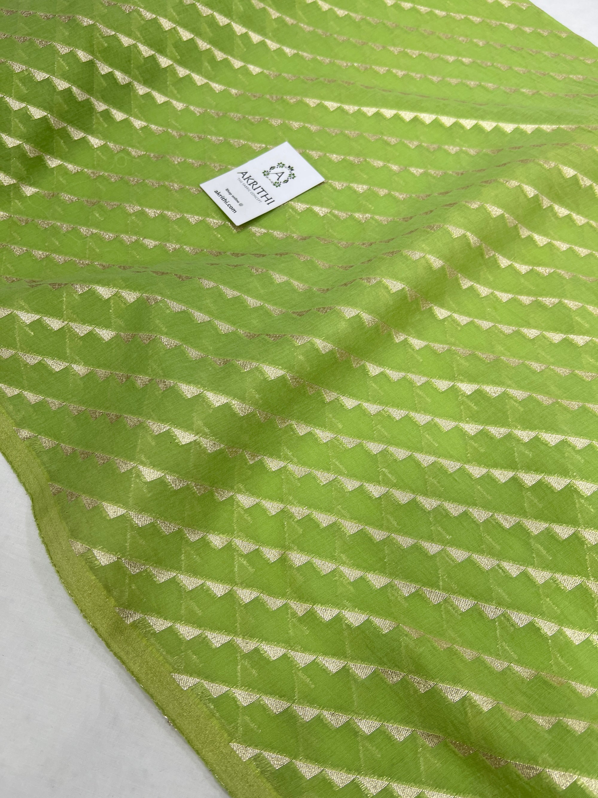 Banarasi chanderi cotton lurex fabric
