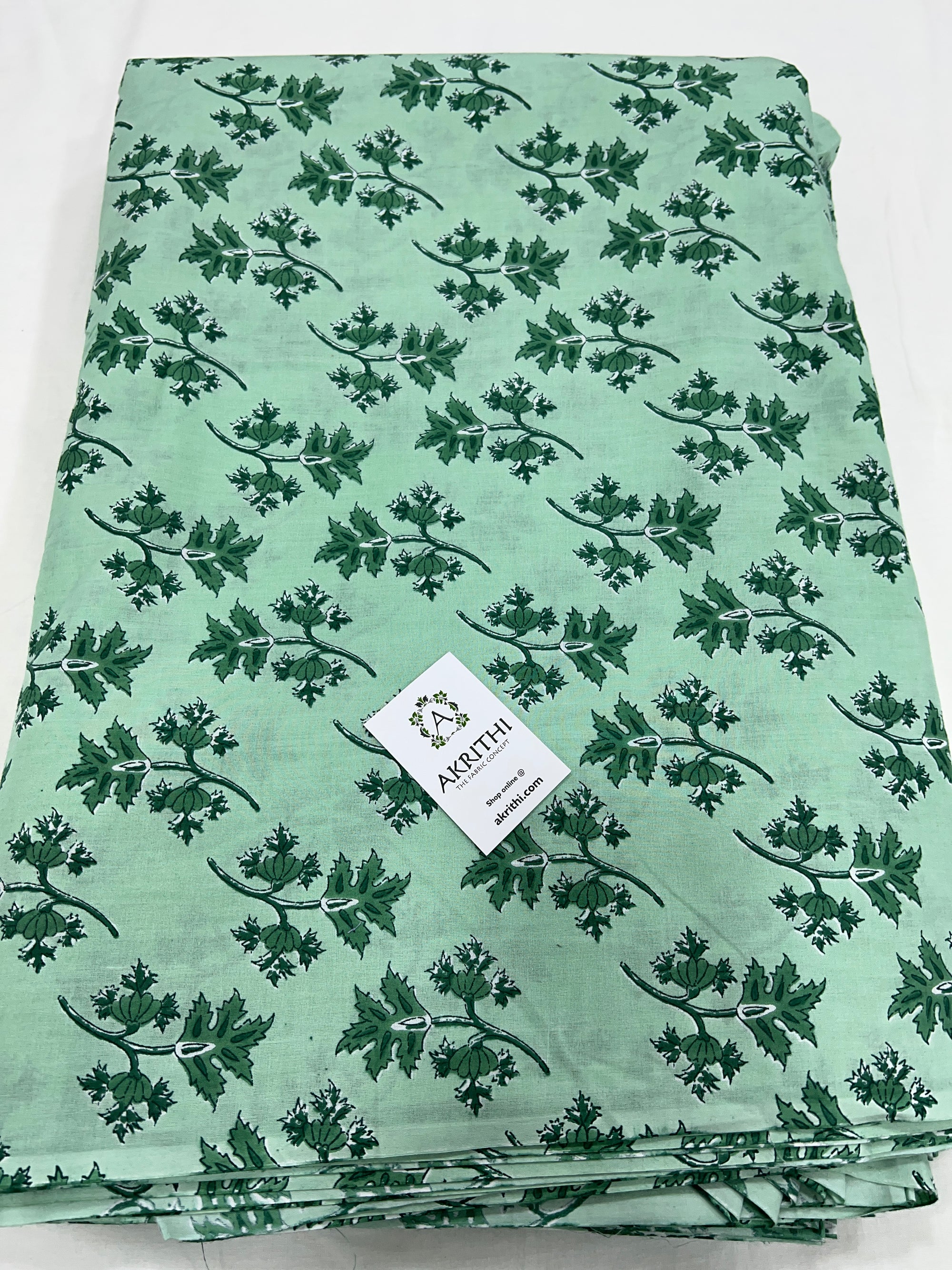 Printed pure cotton fabric