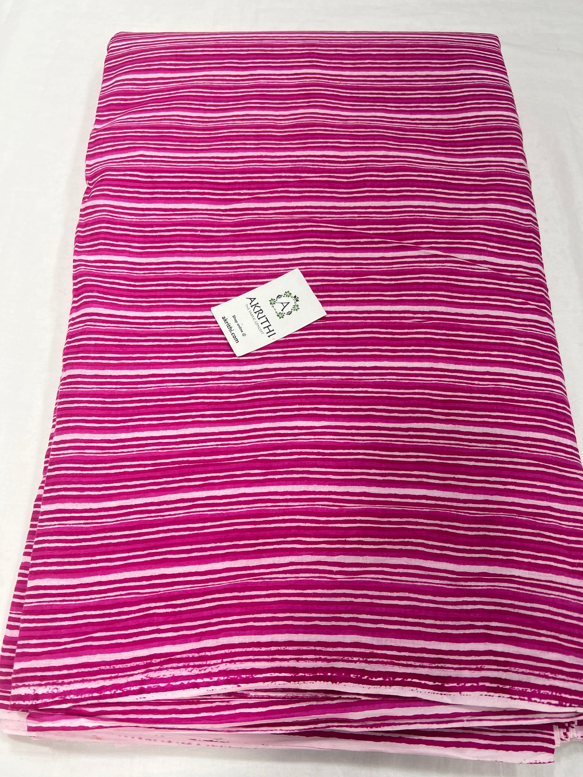 Printed pure cotton fabric