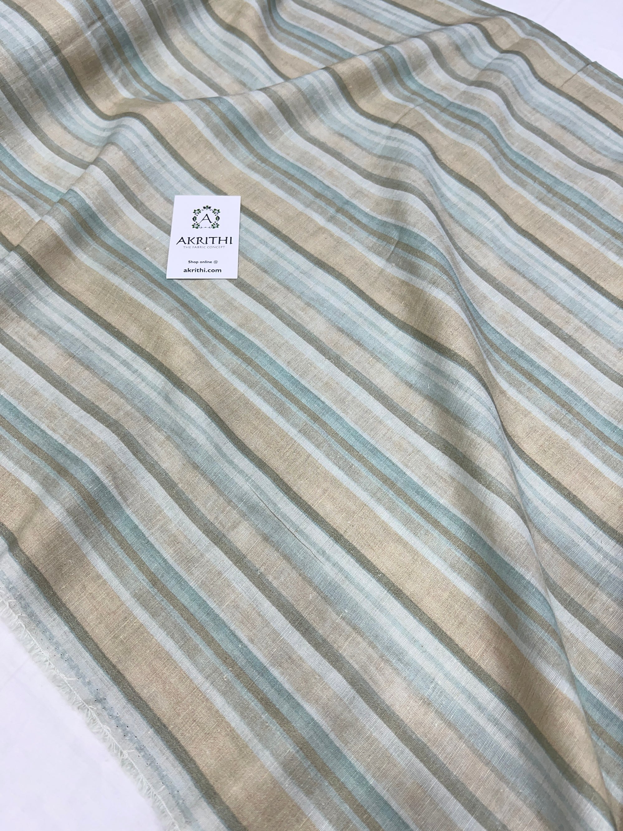 Digital Printed pure linen fabric