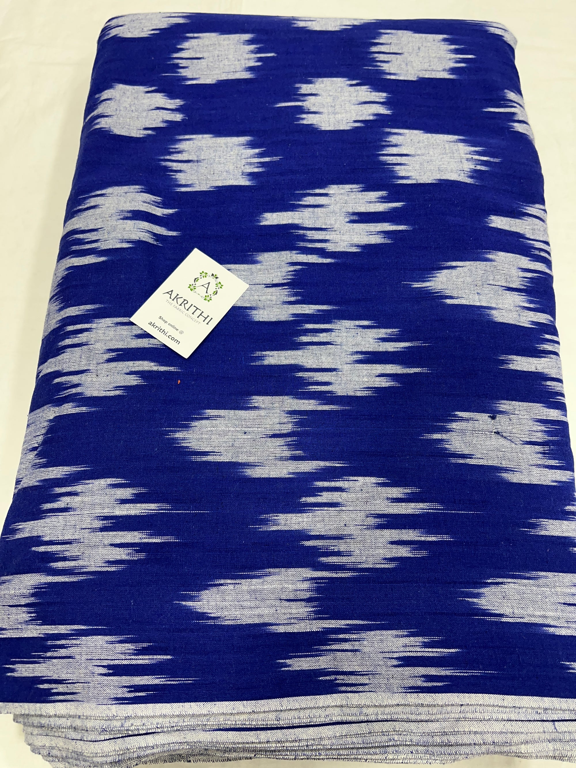 Handloom Ikat pure cotton fabric