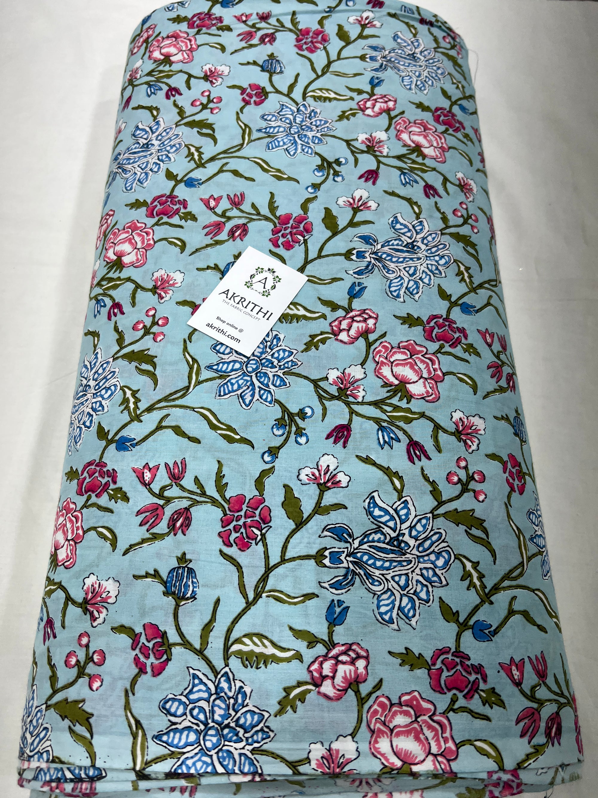 Printed pure cotton fabric