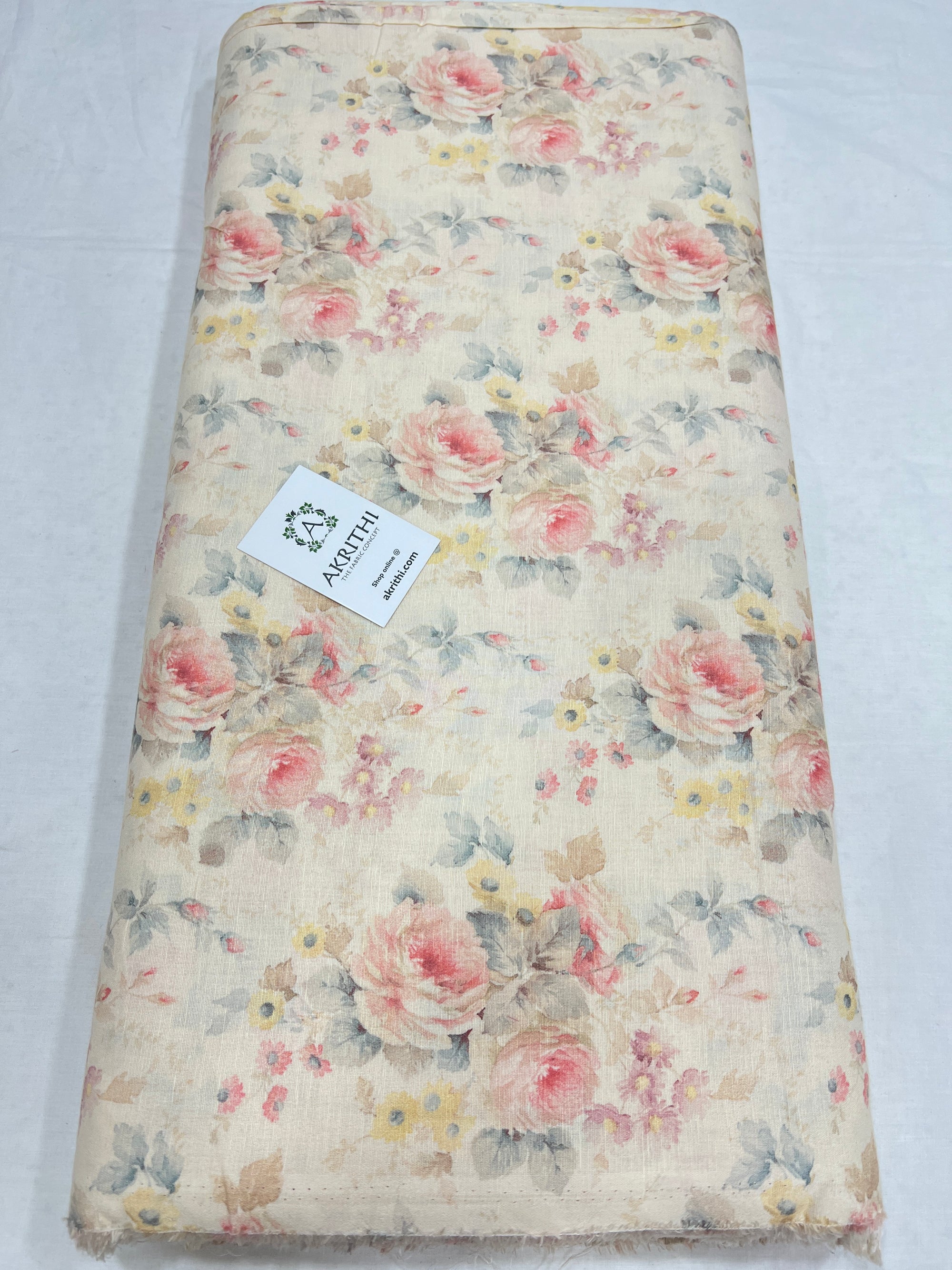 Digital Printed pure linen fabric