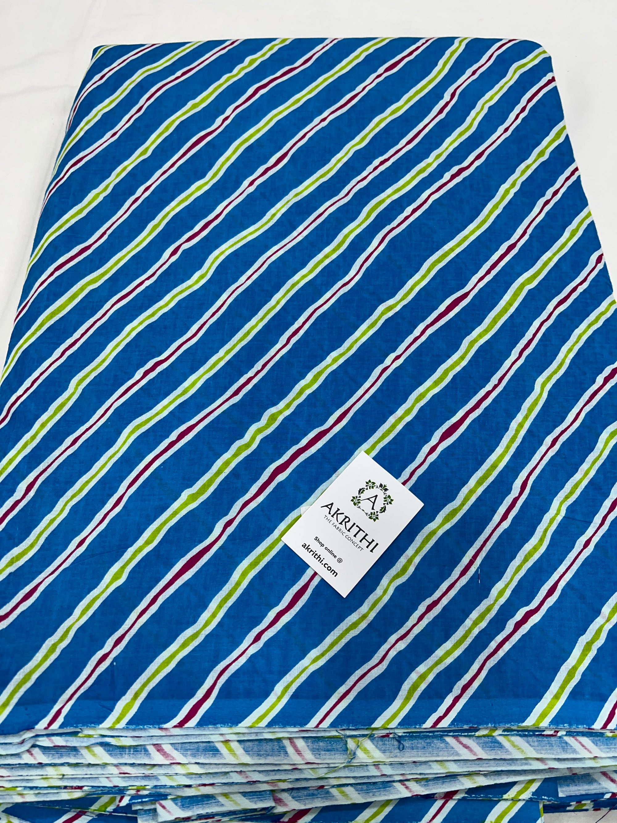 Printed pure cotton fabric