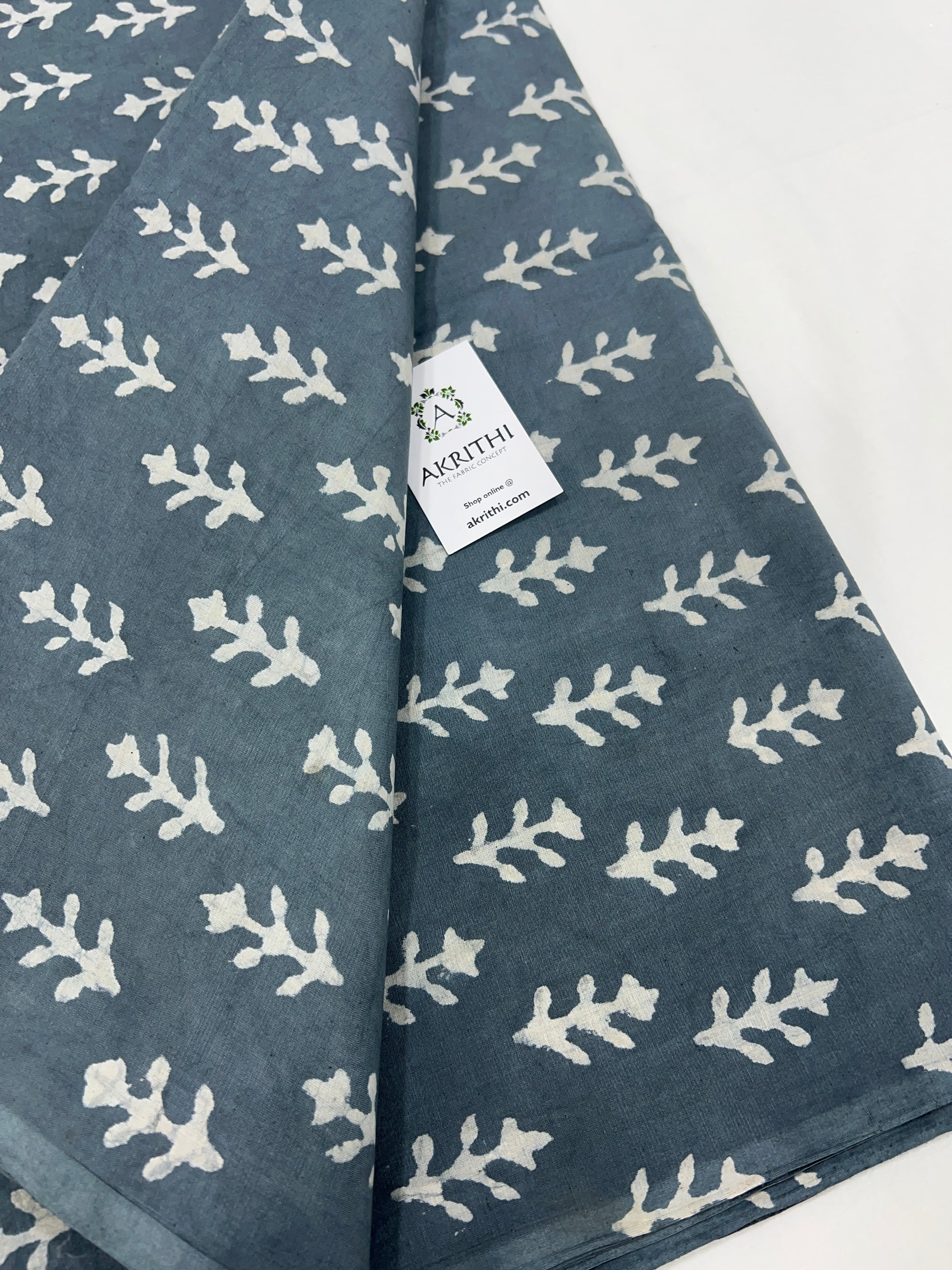Dabu printed pure cotton fabric