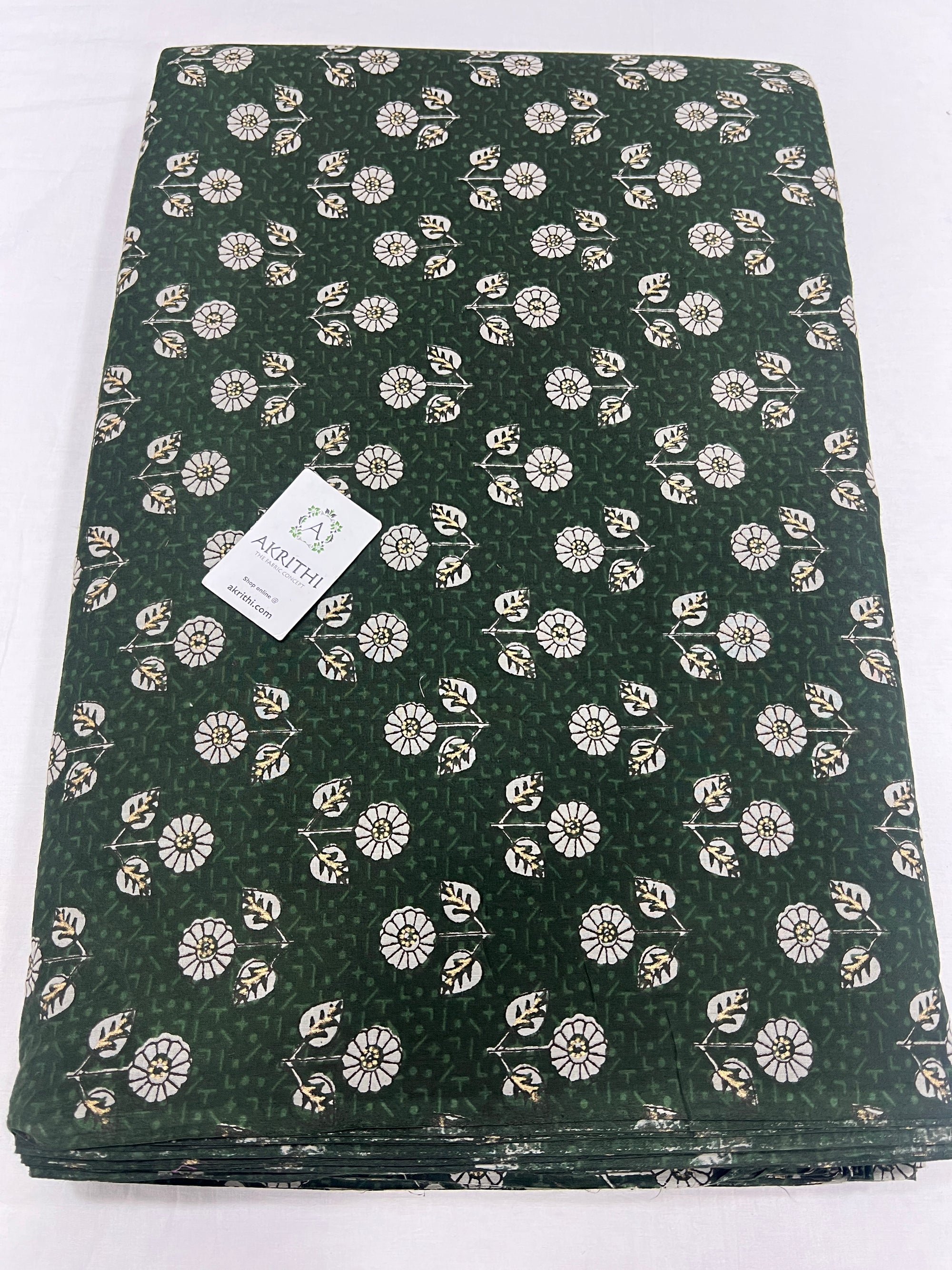 Printed pure cotton fabric