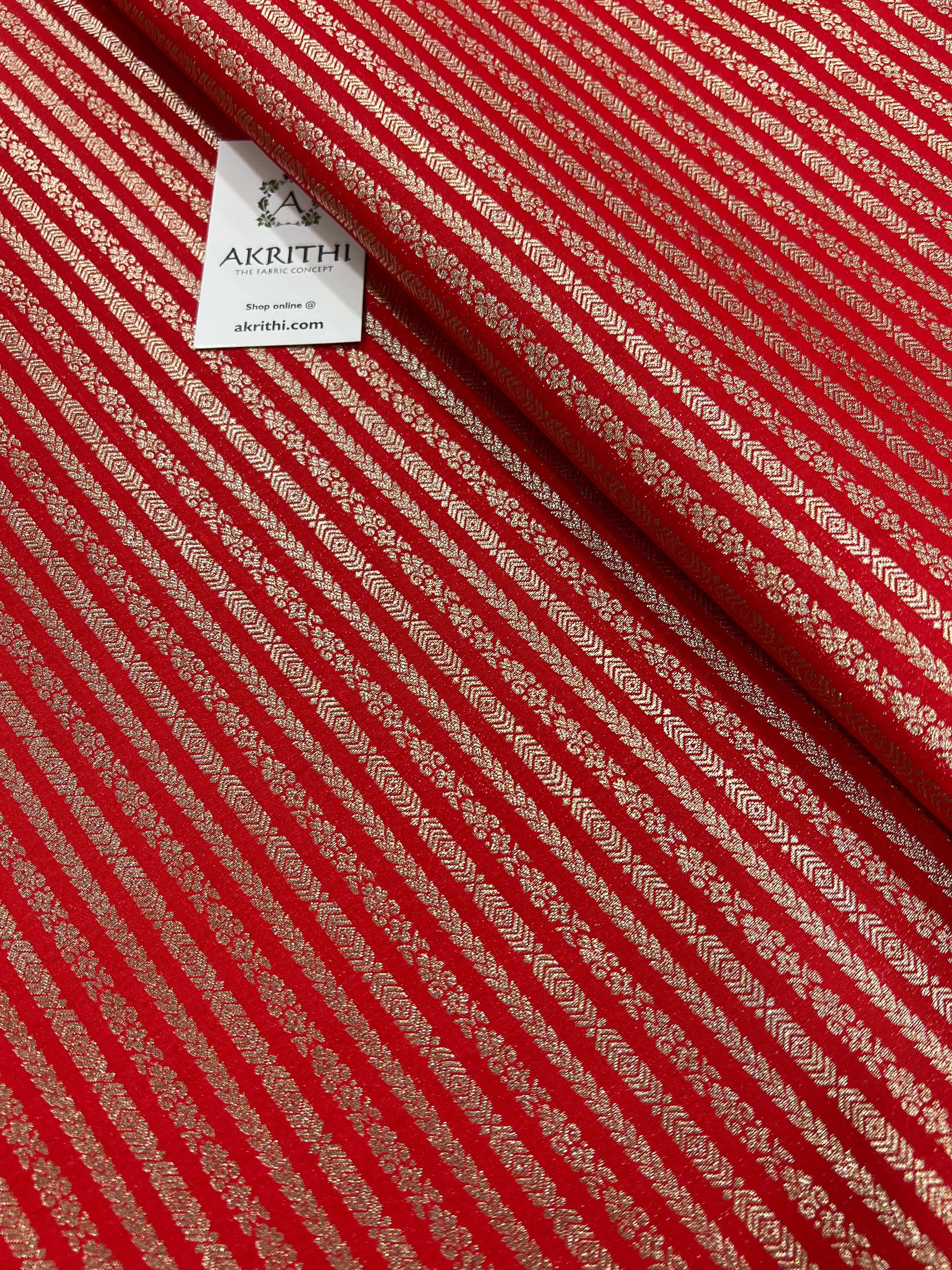 Pure Banarasi brocade fabric
