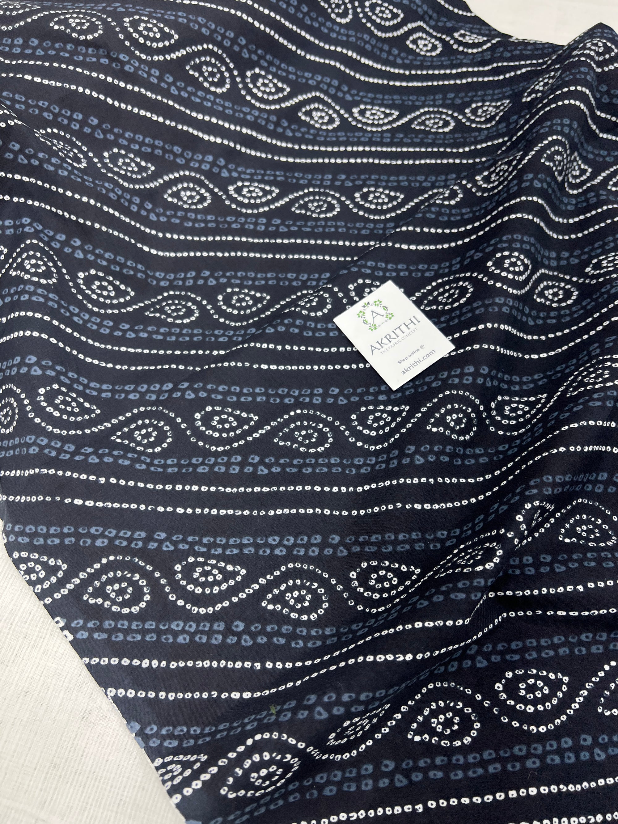 Printed pure cotton fabric