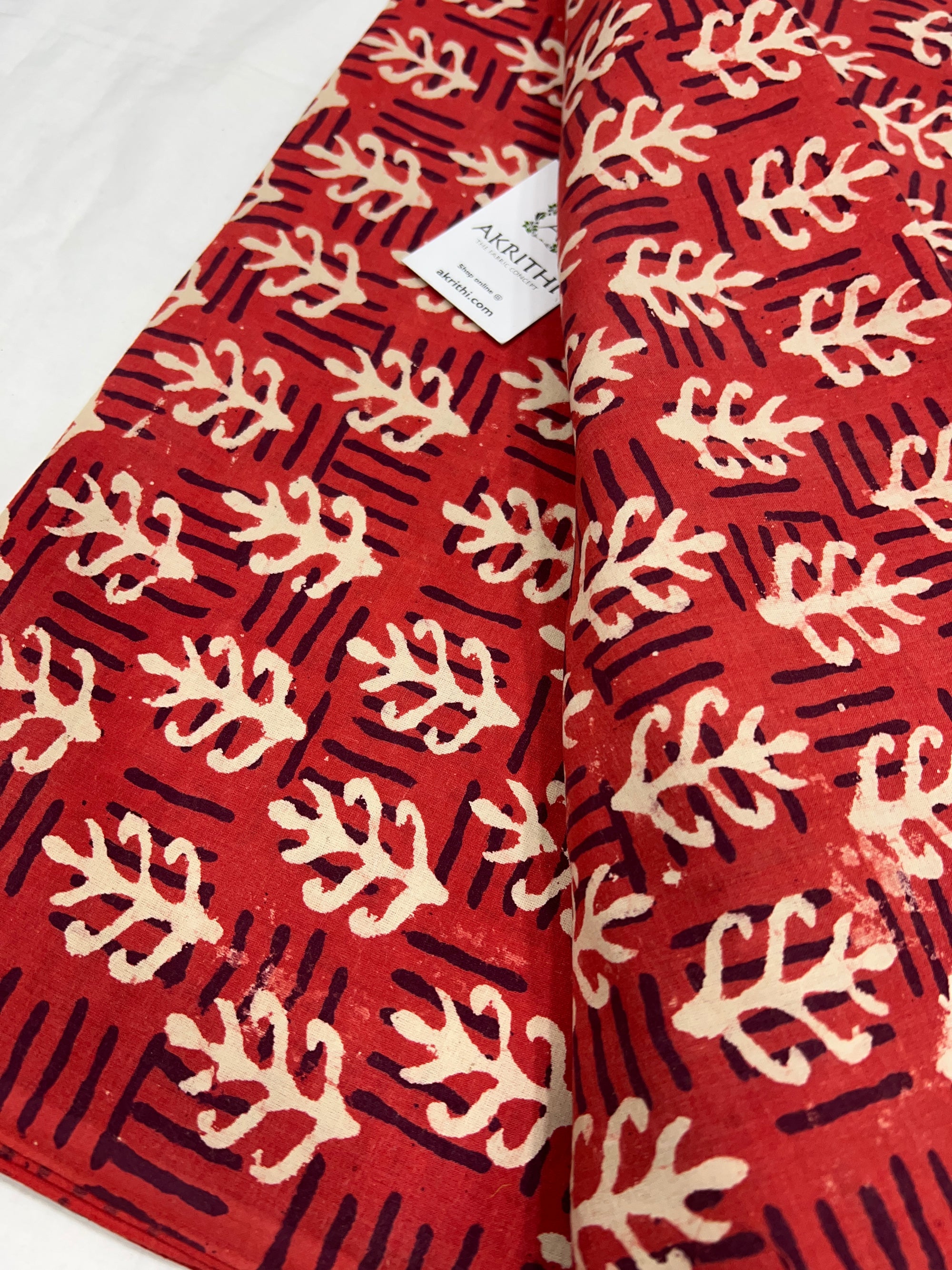 Dabu Printed pure cotton fabric