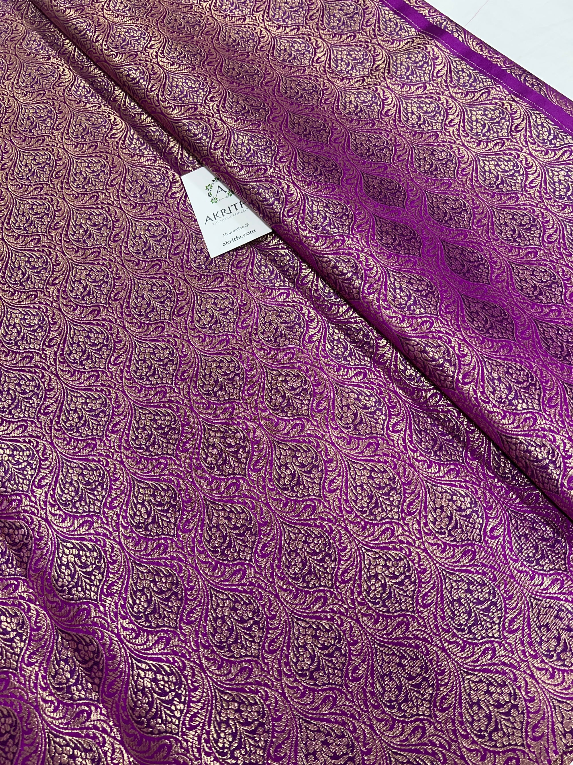 Pure Banarasi brocade fabric