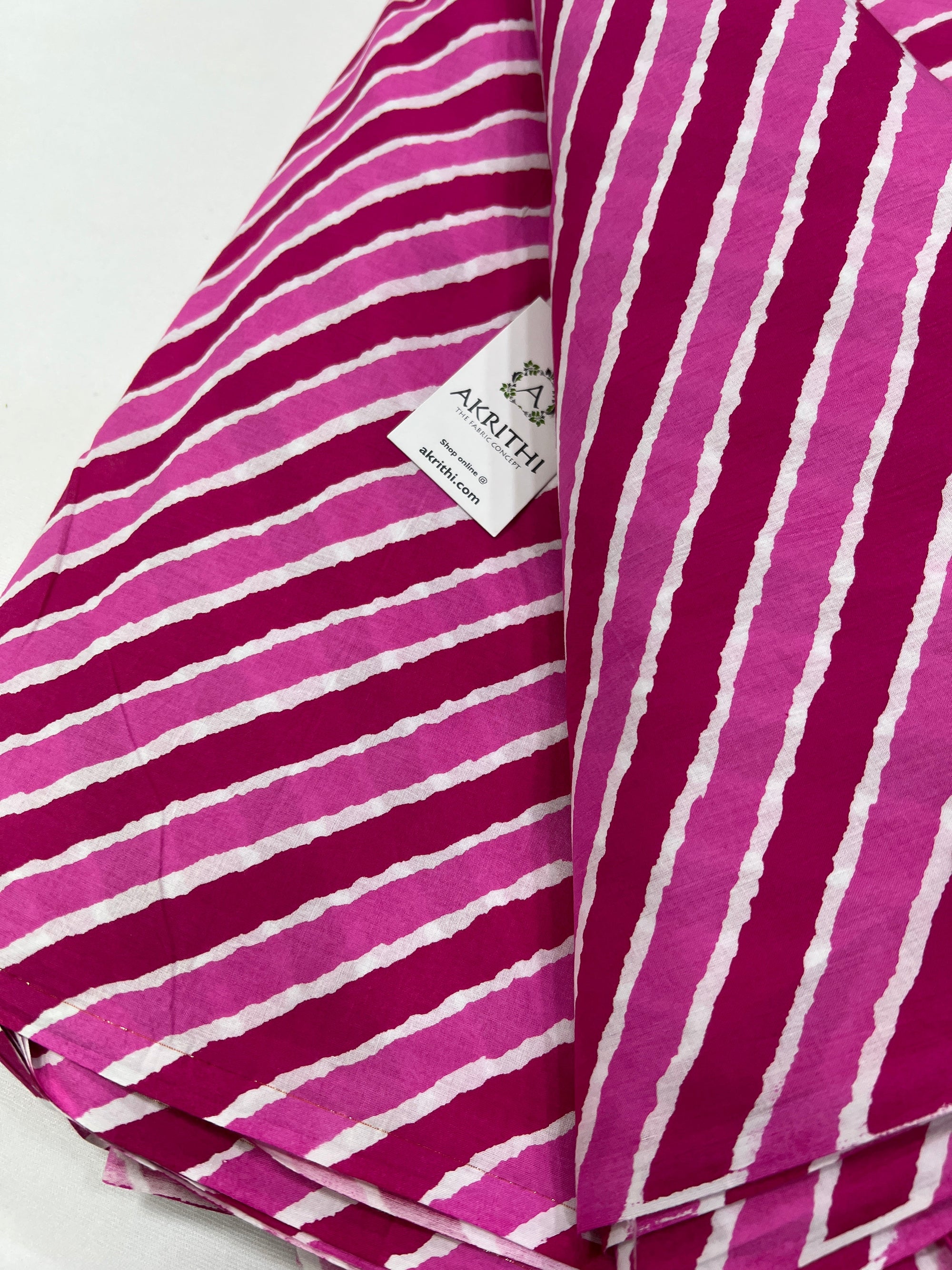 Printed pure cotton fabric