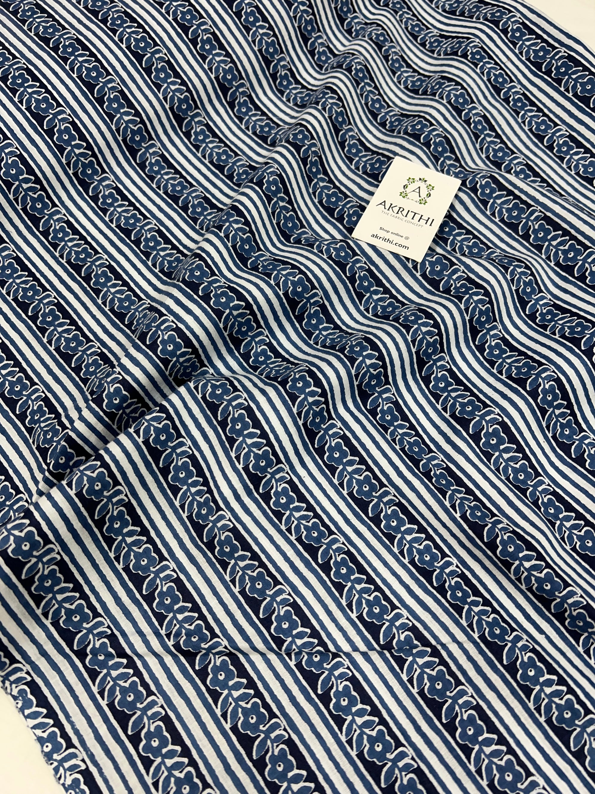 Printed pure cotton fabric