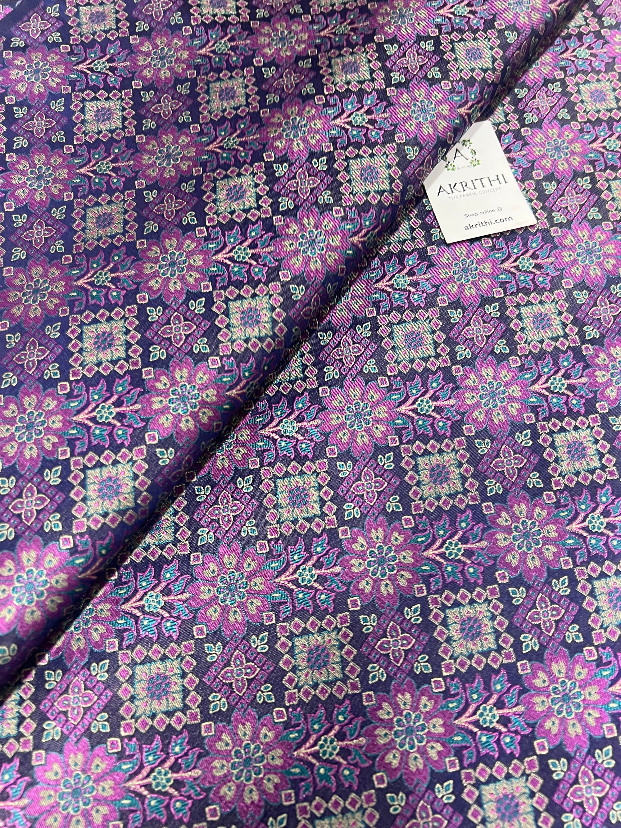 Banarasi brocade fabric 80 cms cut