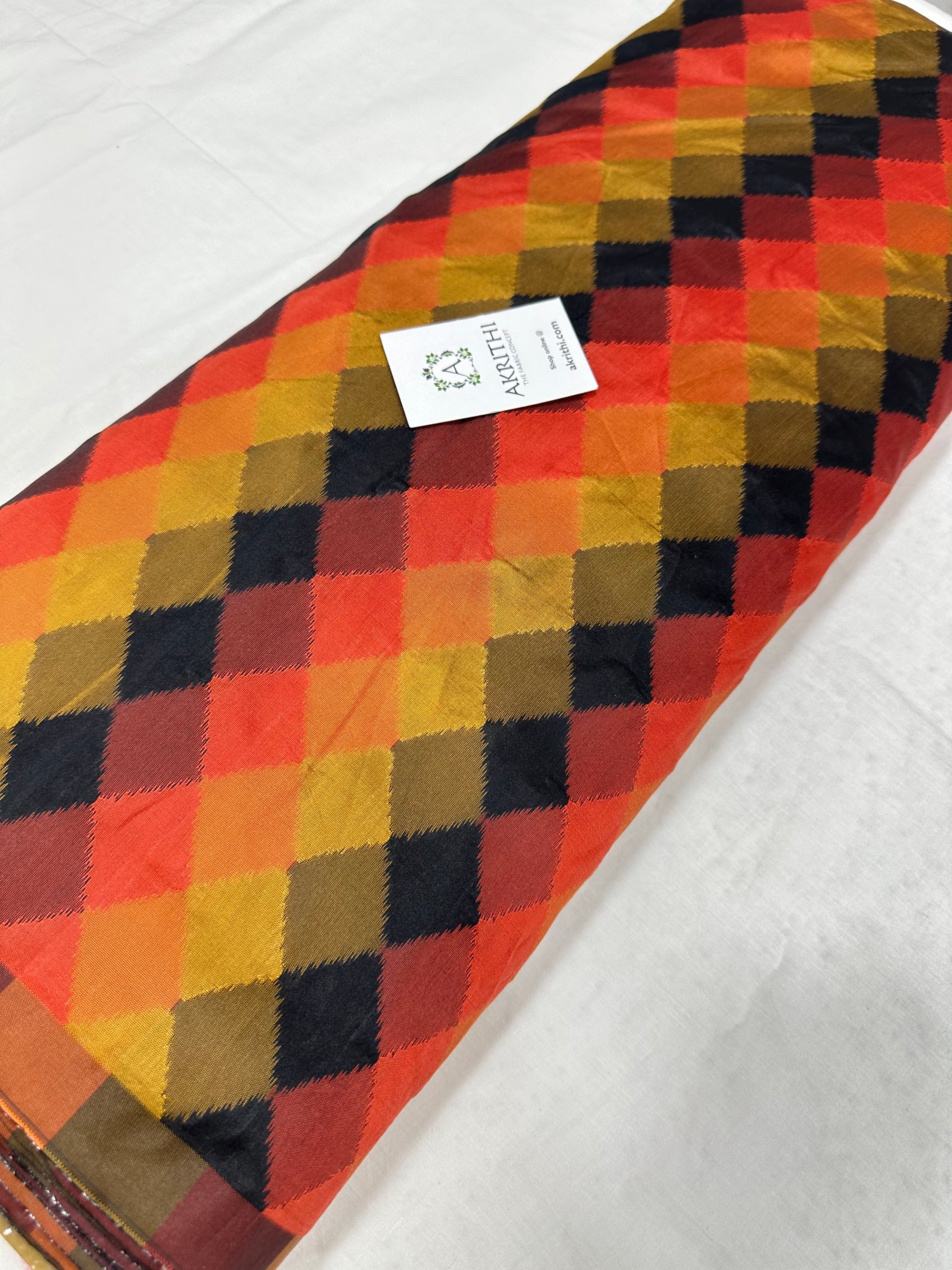 Woven semi silk fabric