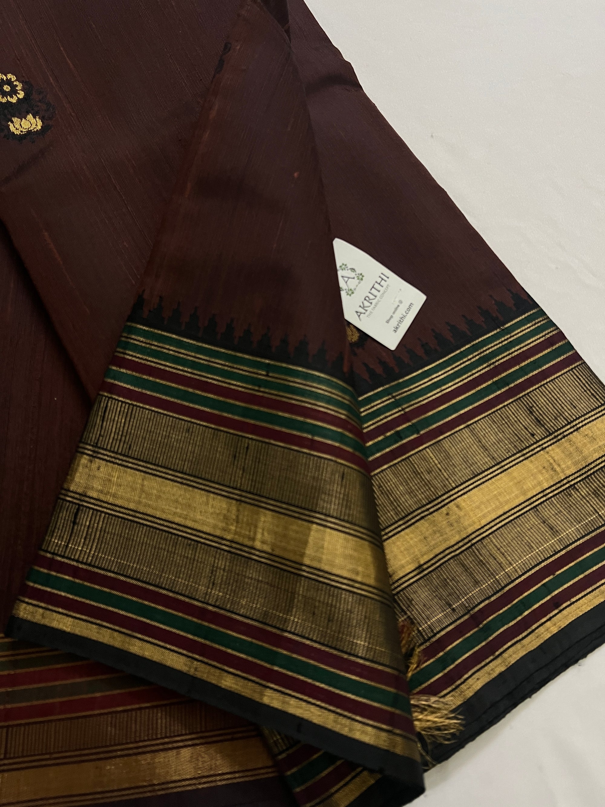 Dupion silk saree