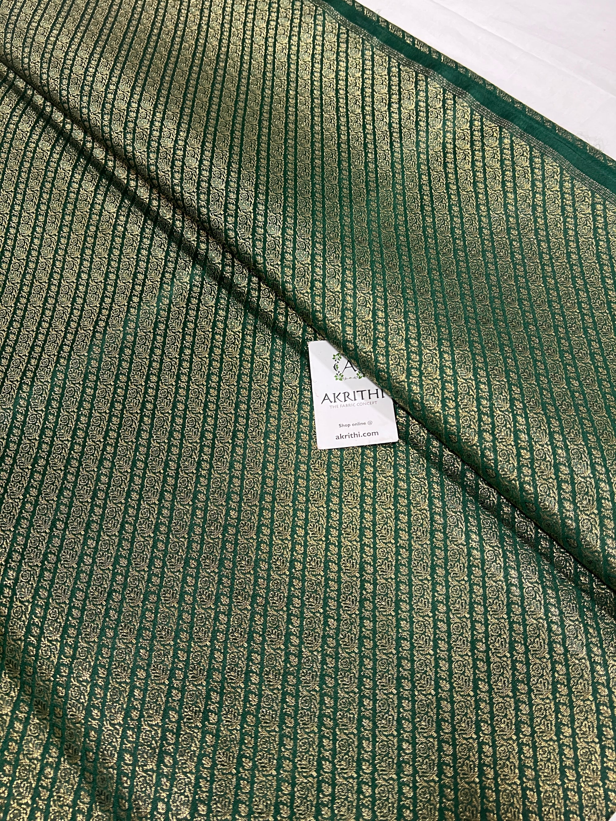 Pure Banarasi brocade fabric