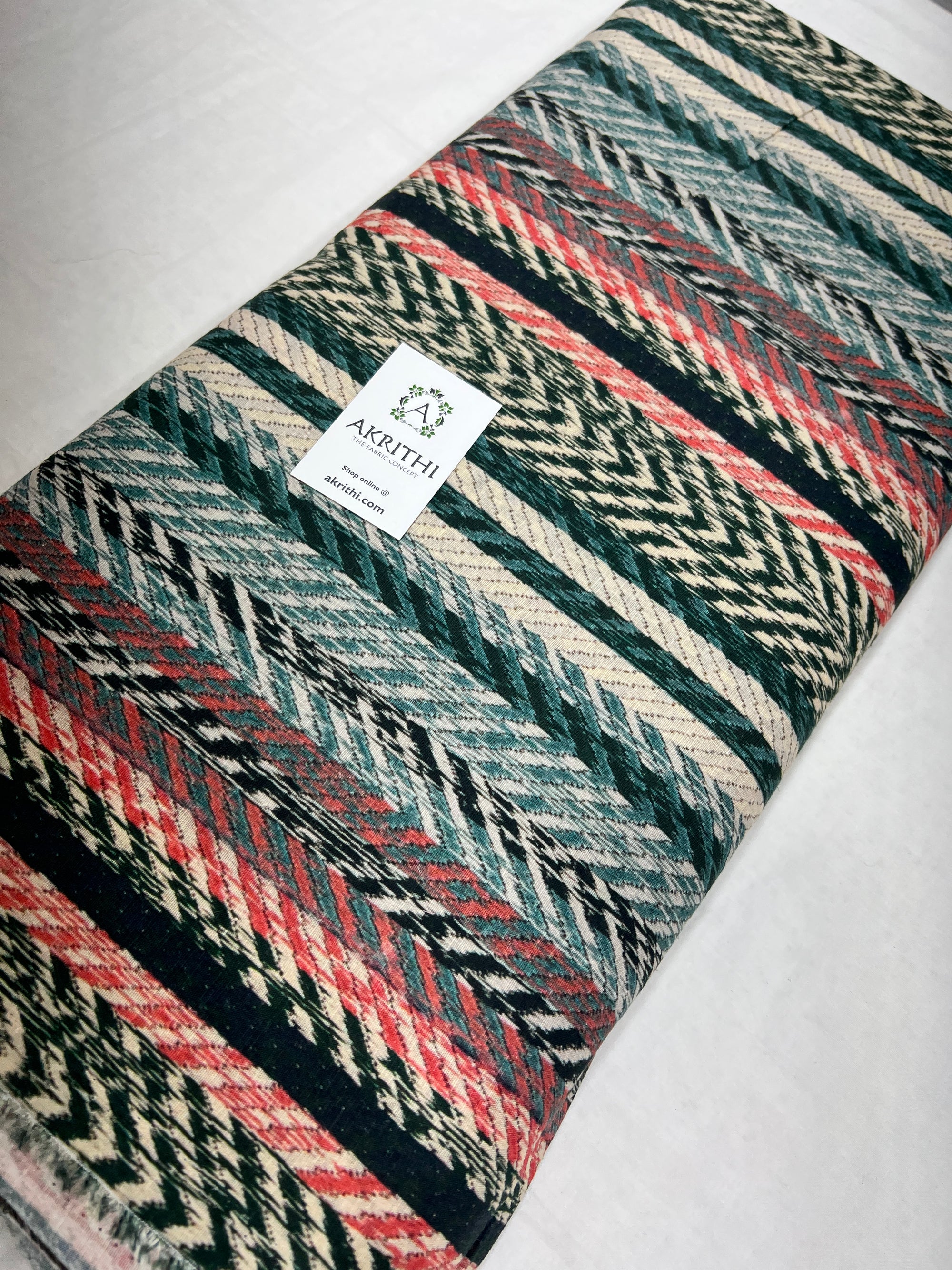 Digital Printed pure linen fabric