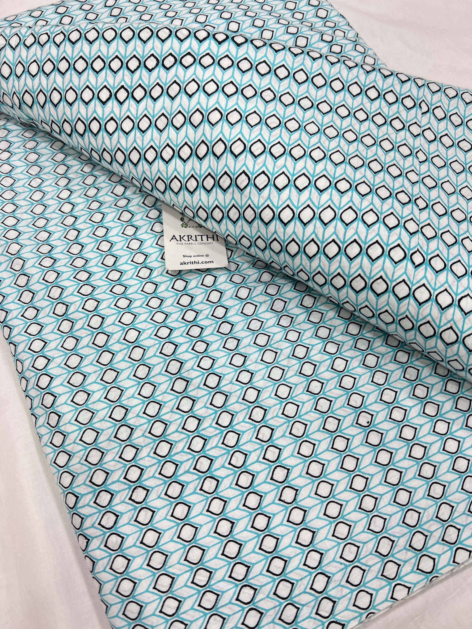 Printed pure cotton fabric
