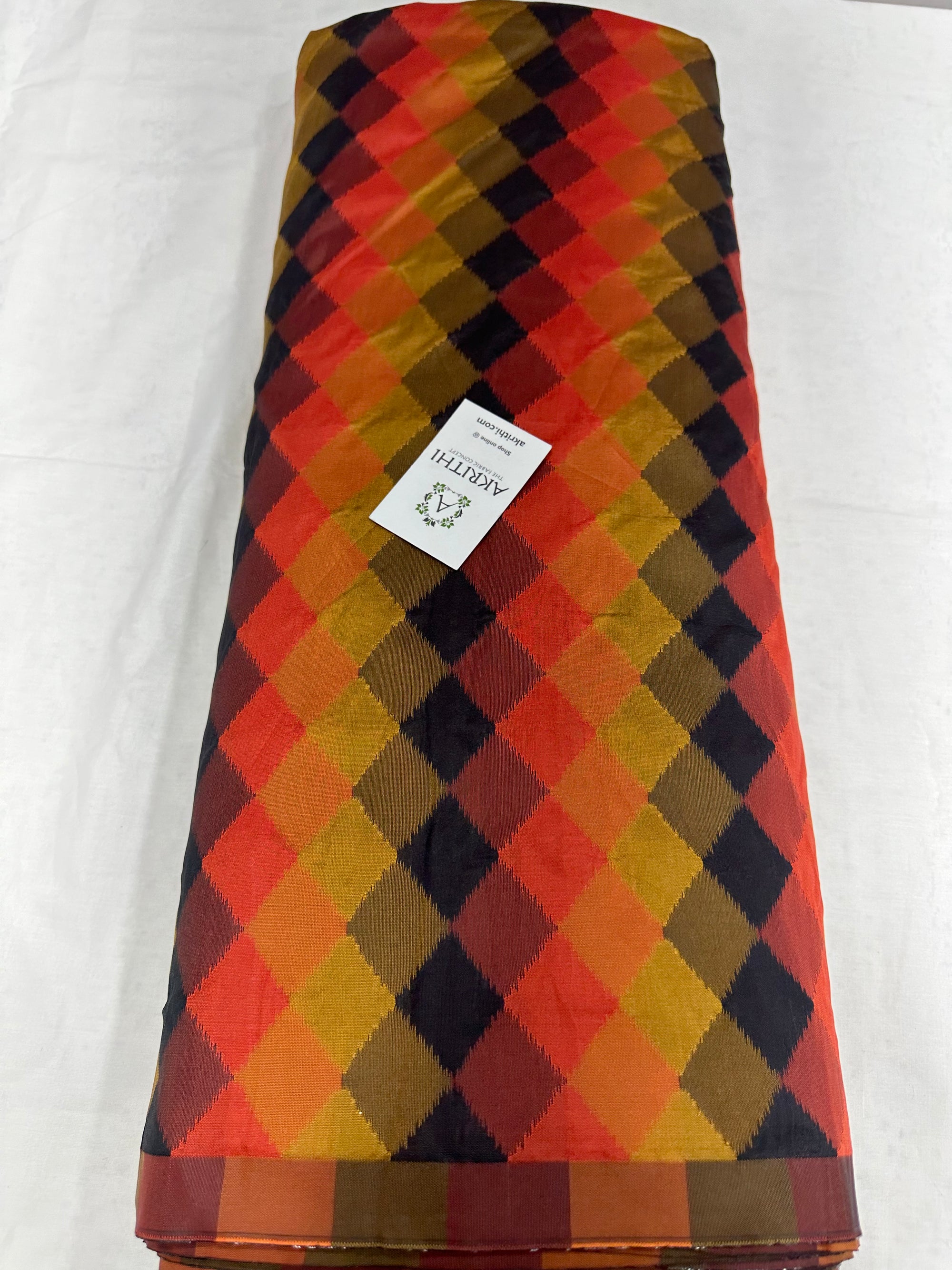 Woven semi silk fabric