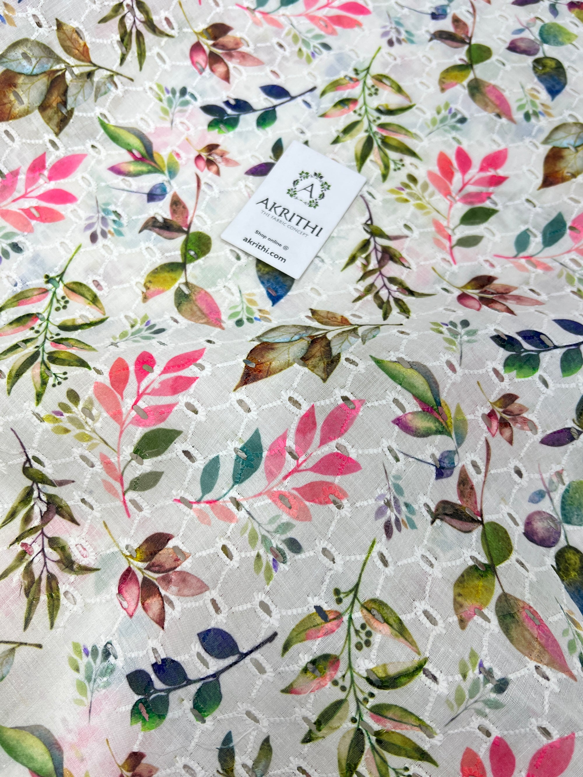 Printed Hakoba cotton fabric