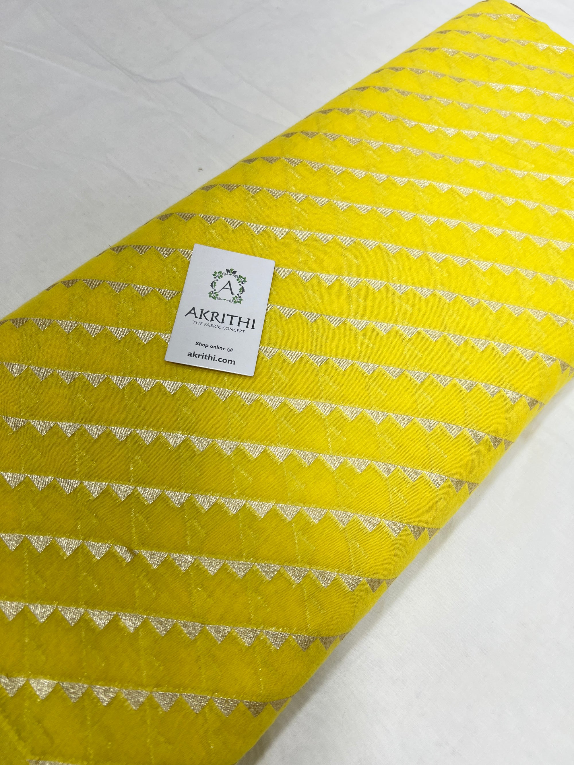 Banarasi chanderi cotton lurex fabric