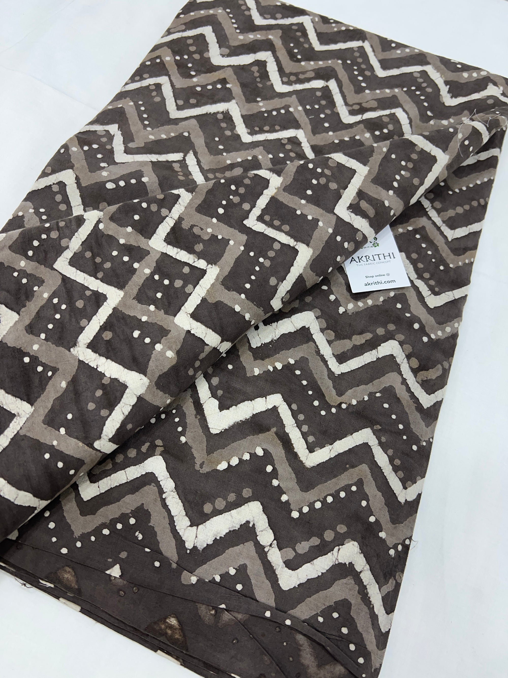 Dabu printed pure cotton fabric
