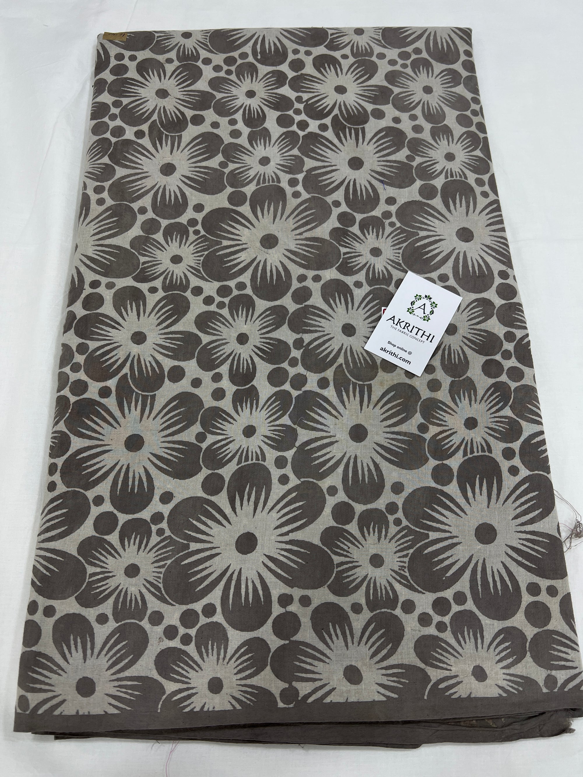 Dabu printed pure cotton fabric