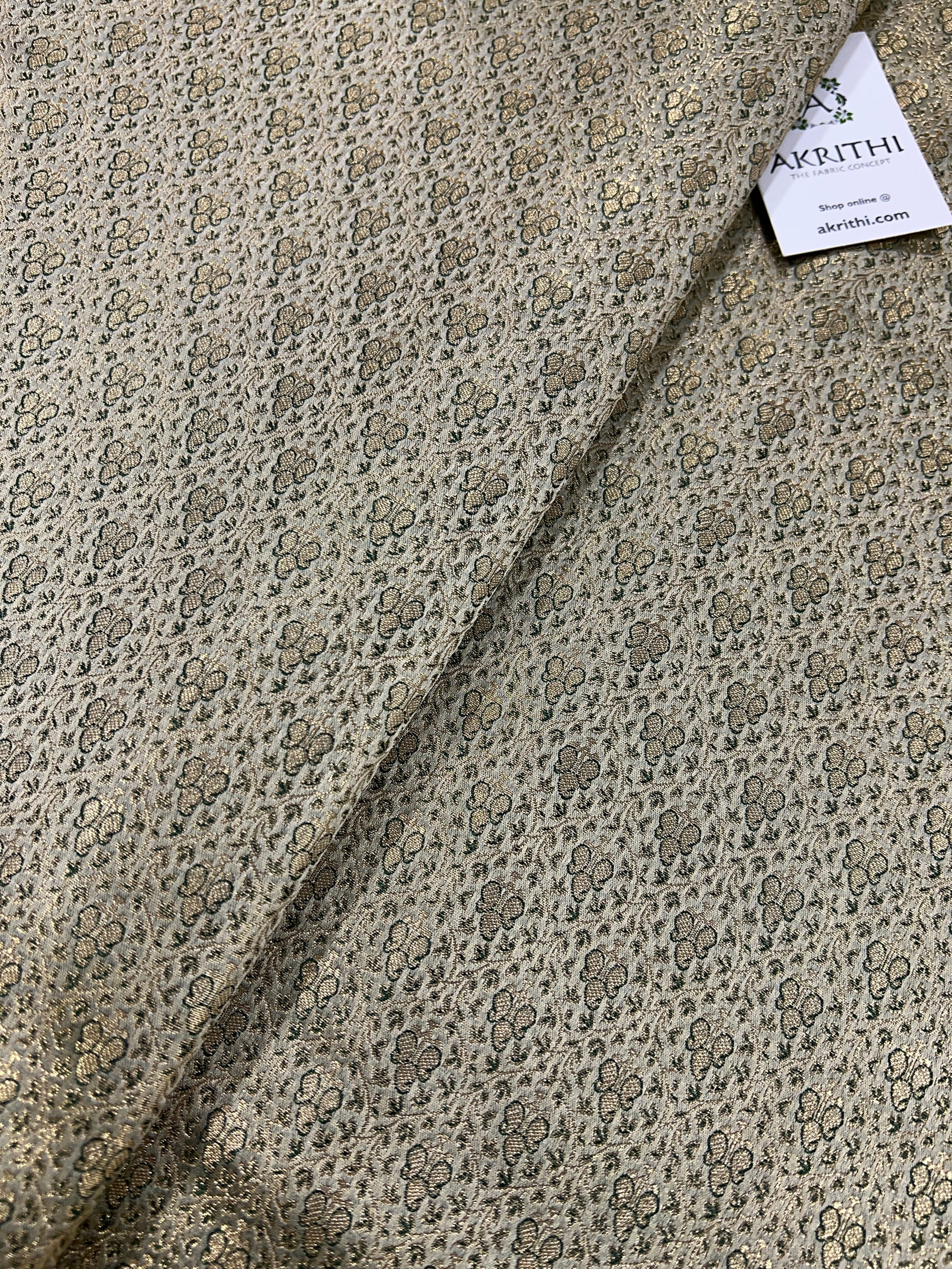 Pure Banarasi brocade fabric