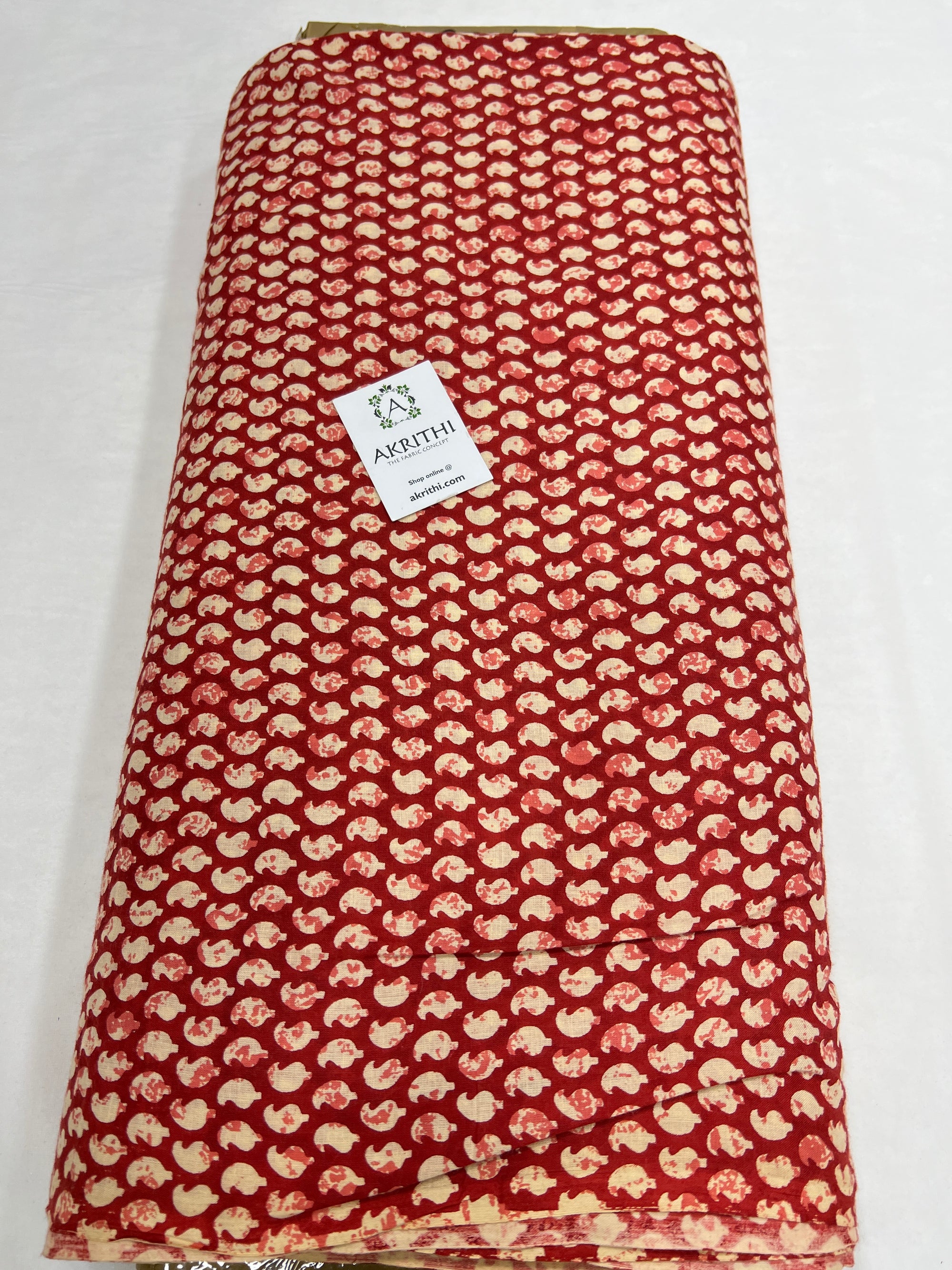 Printed pure cotton fabric