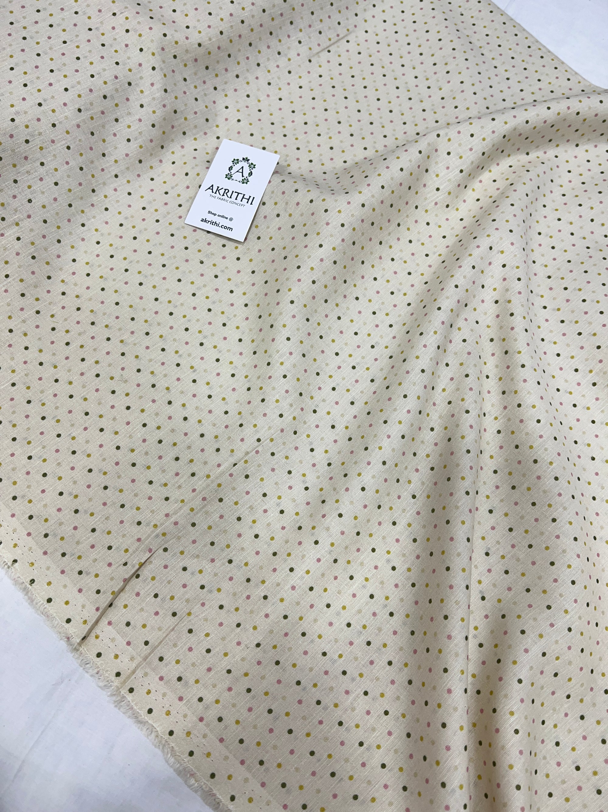 Digital Printed pure linen fabric