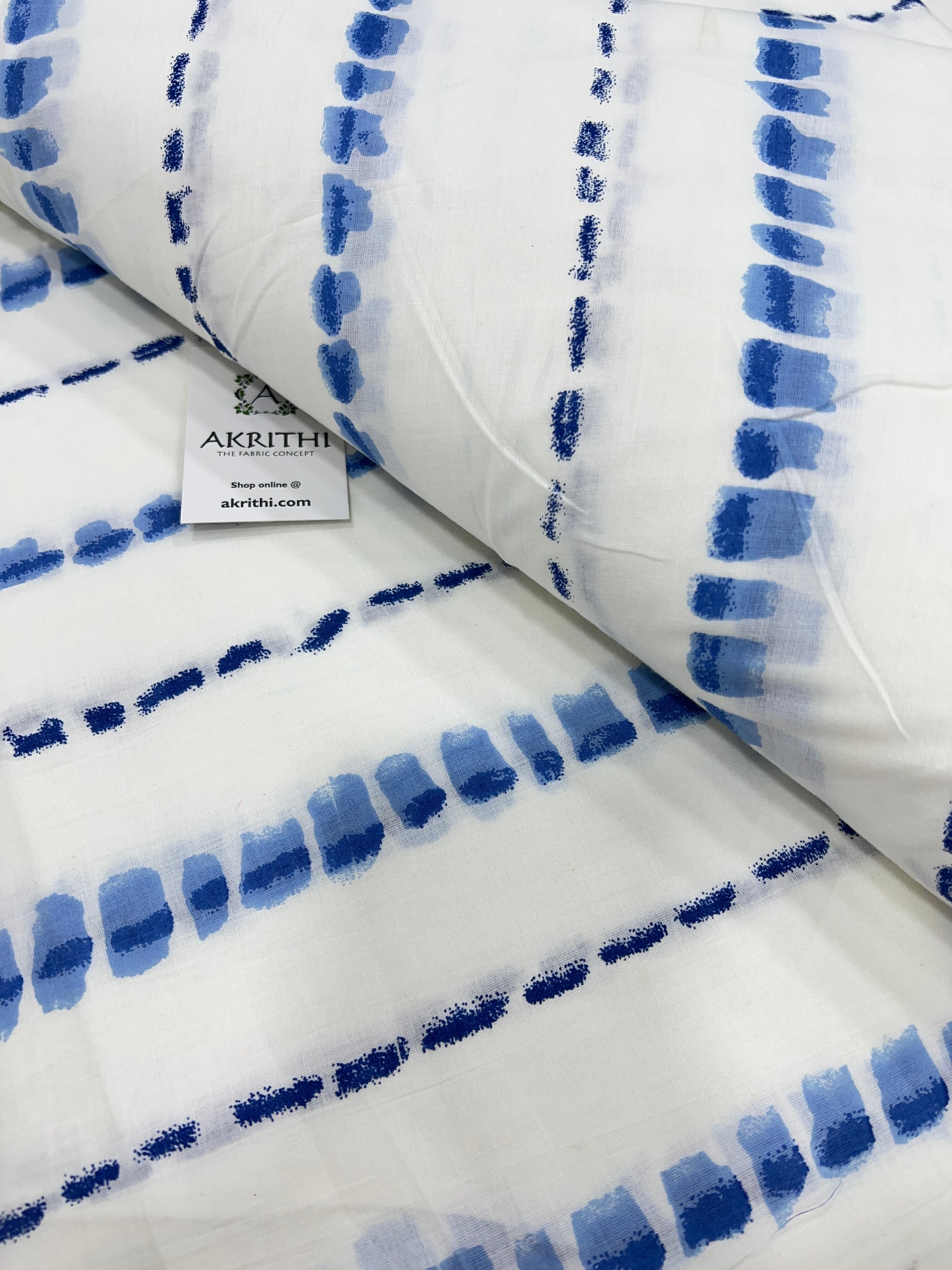 Printed pure cotton fabric
