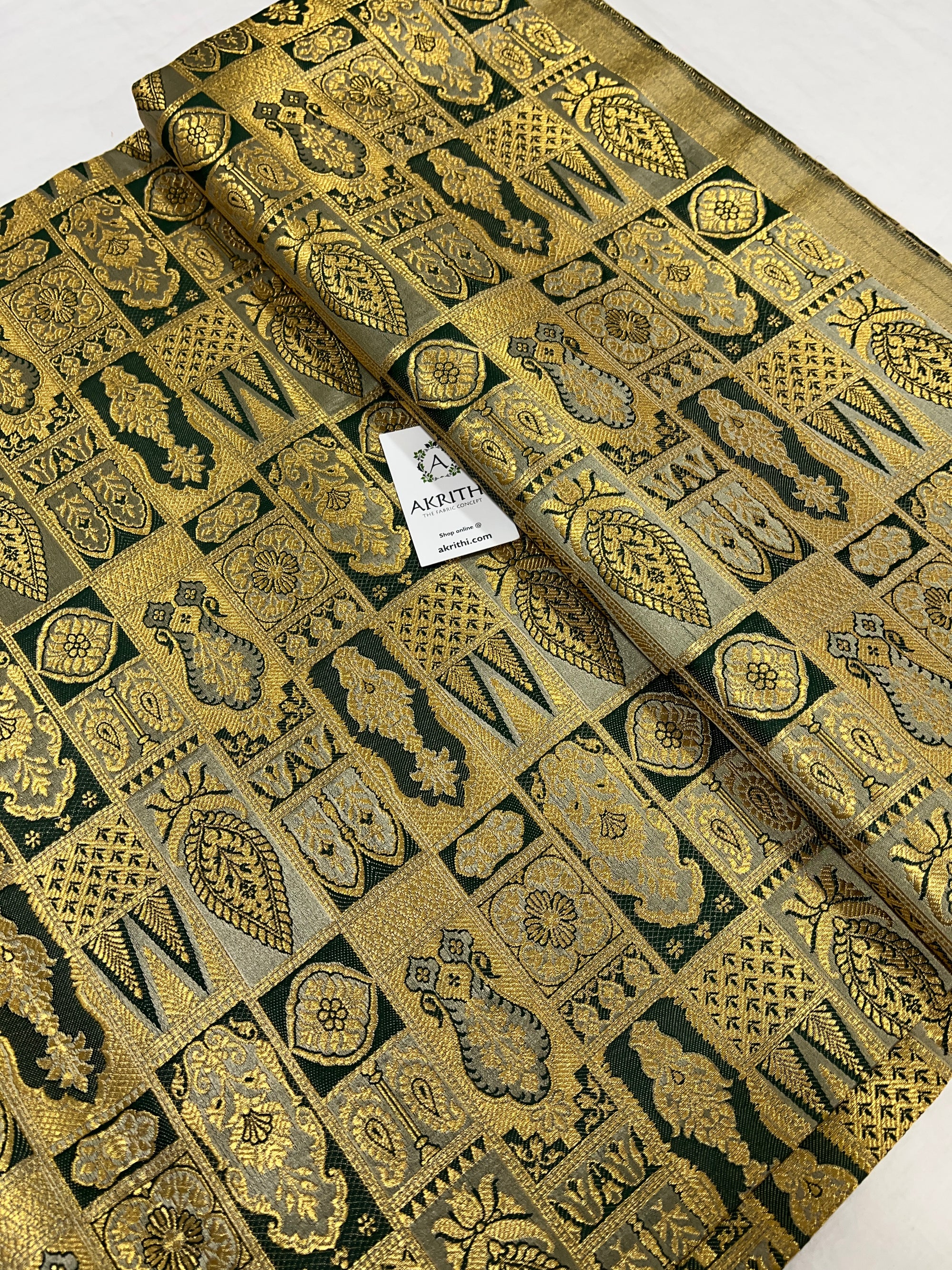 Pure Banarasi brocade fabric