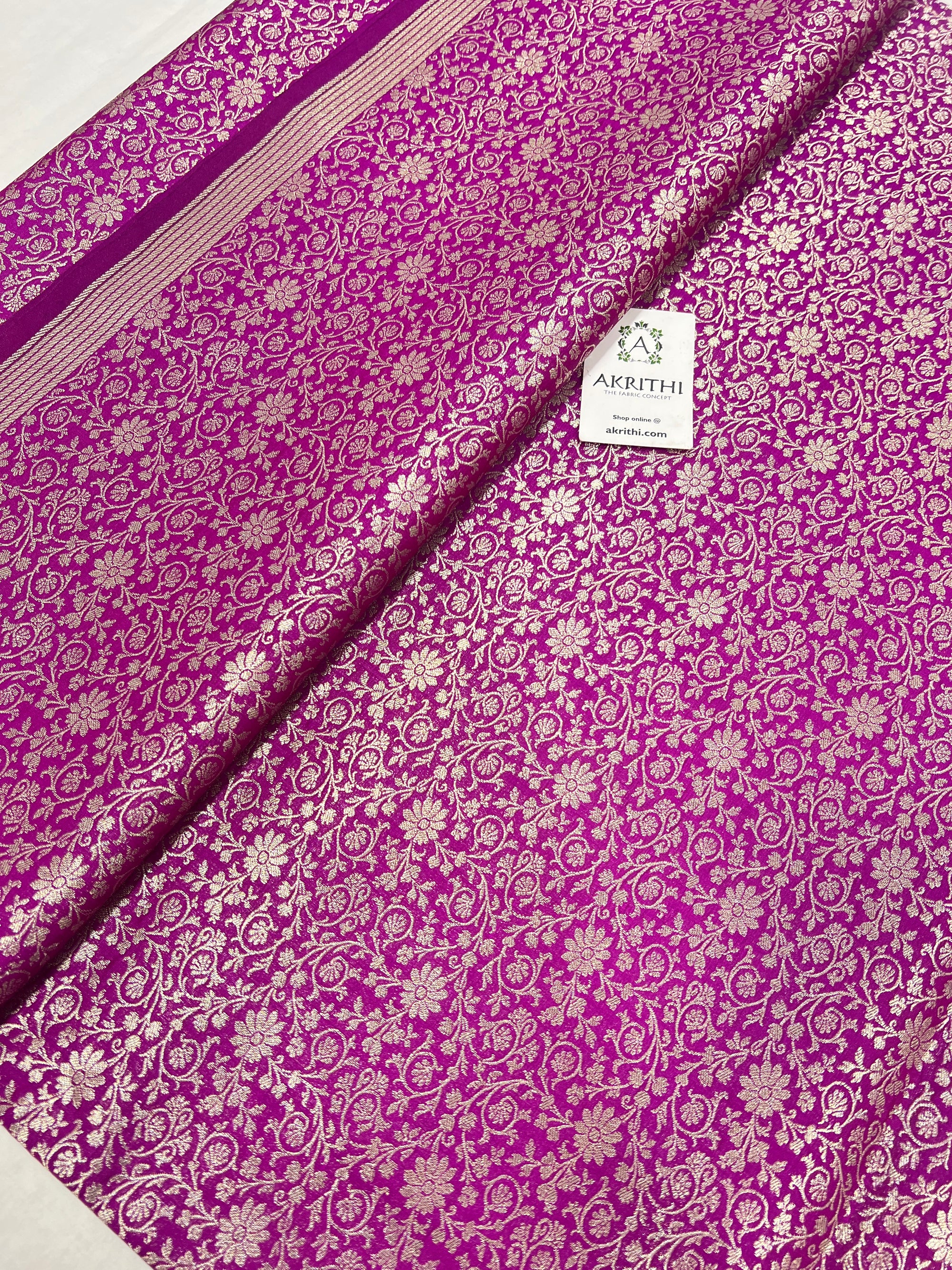 Pure Banarasi brocade fabric