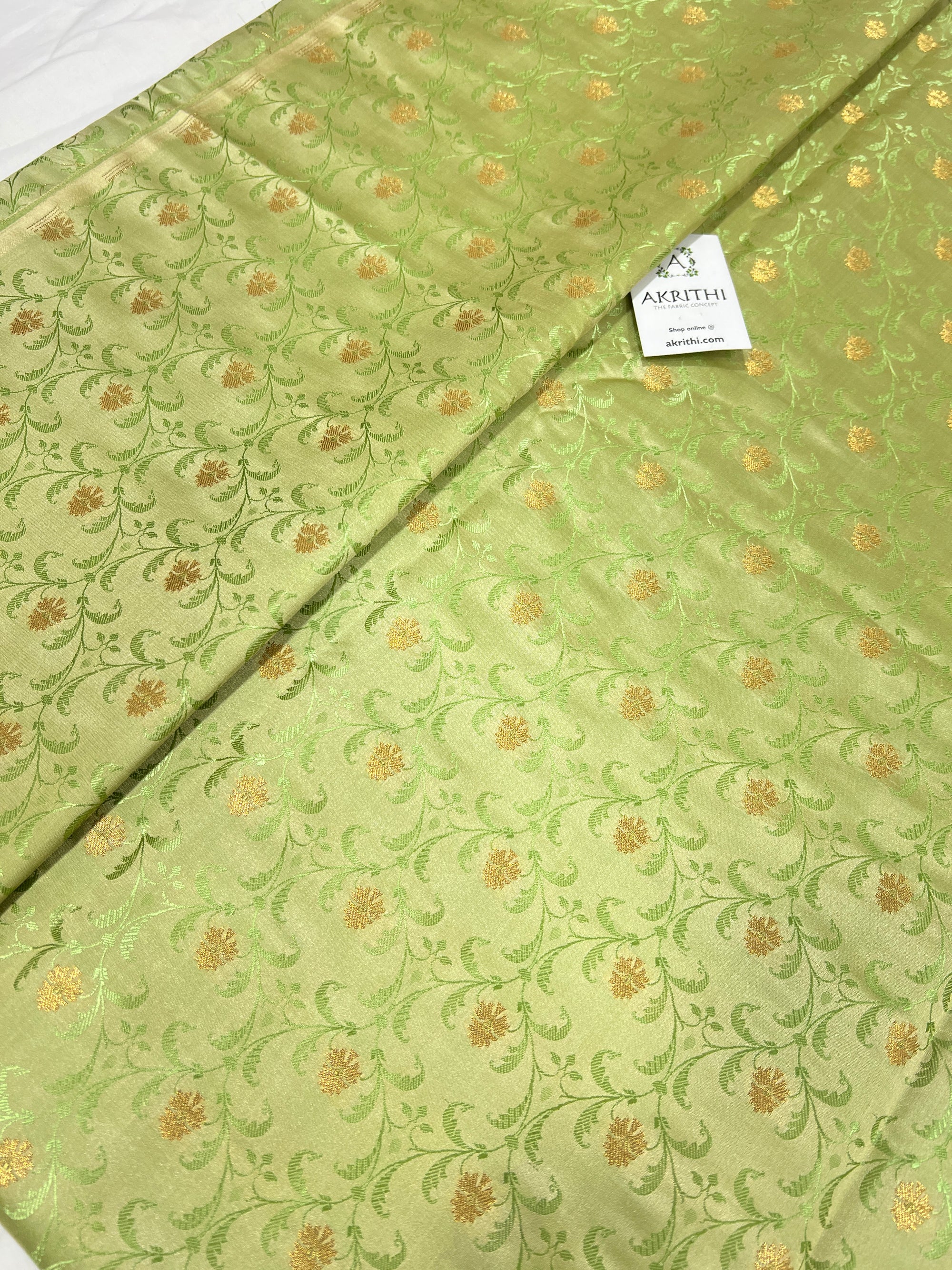 Pure Banarasi brocade fabric