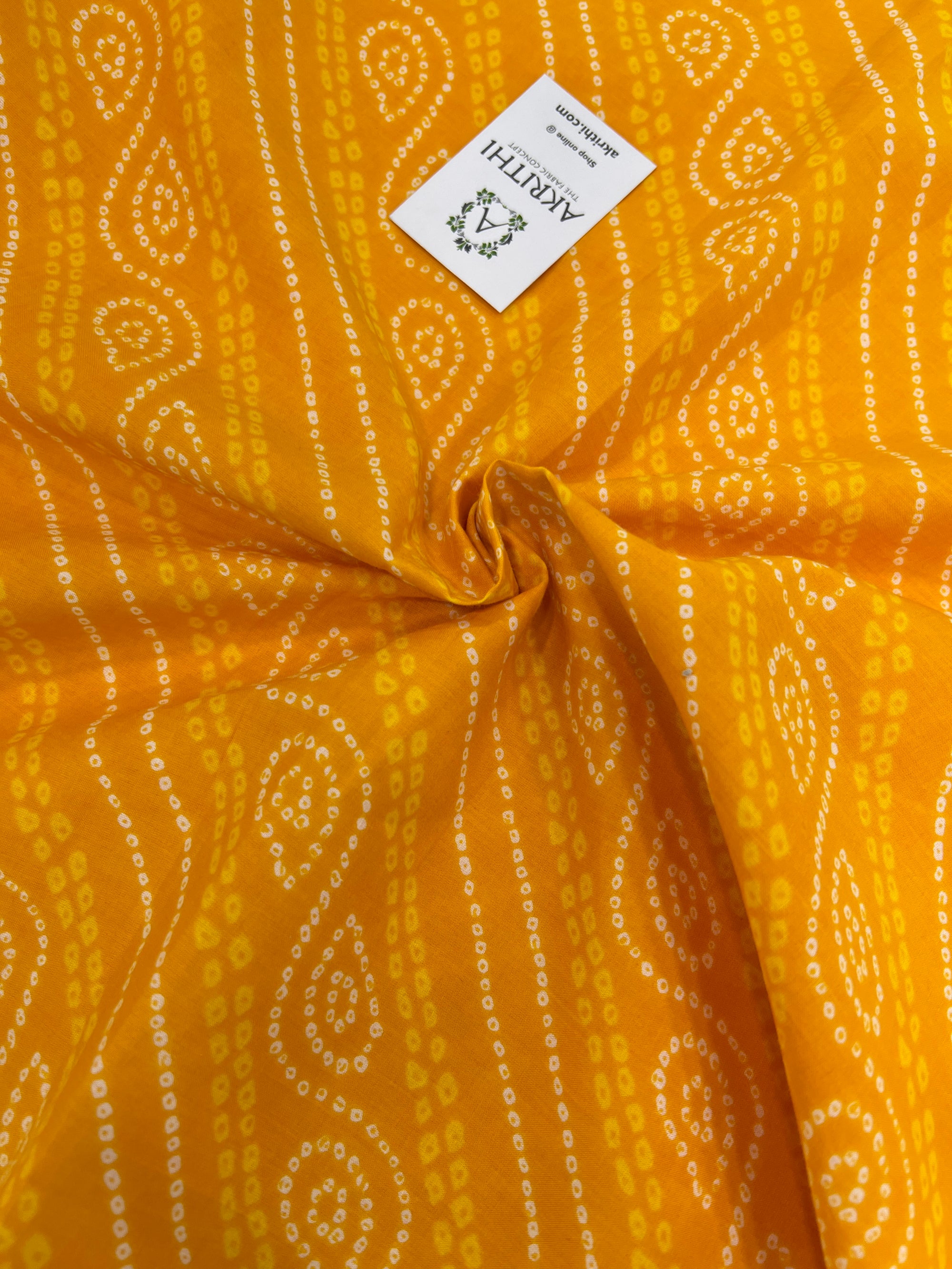 Printed pure cotton fabric