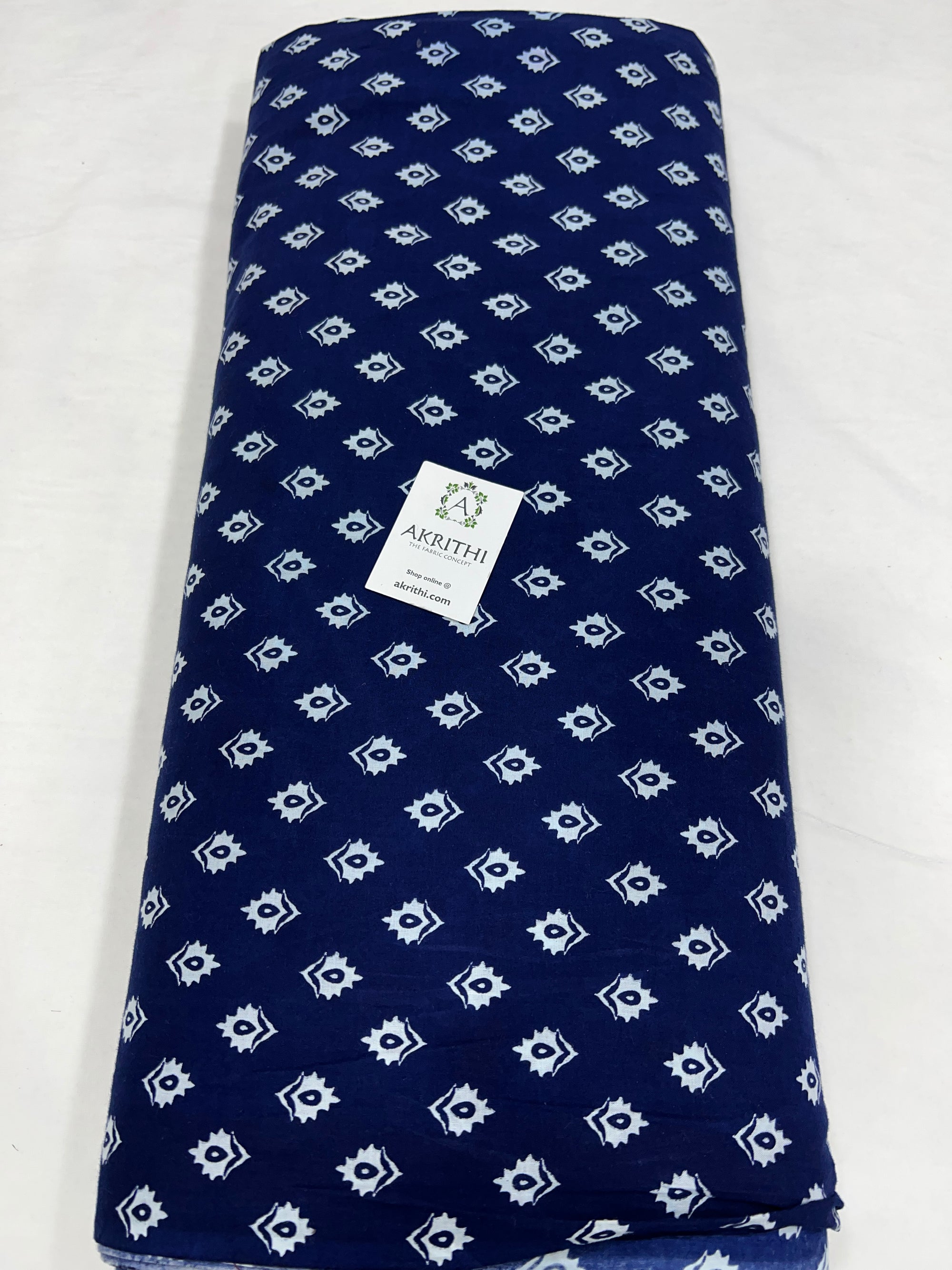 Printed pure cotton fabric